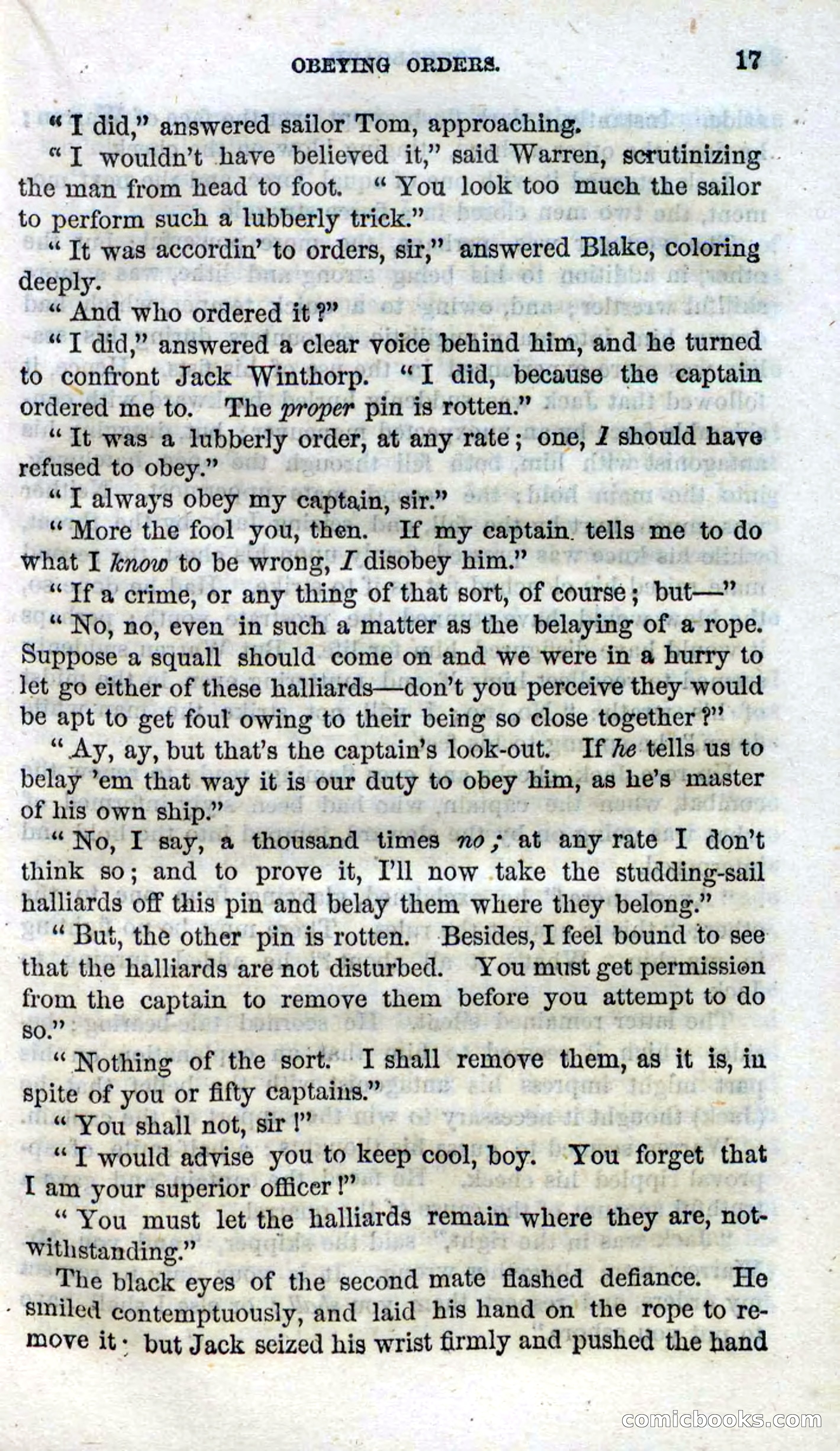 Beadle's Dime Novels No. 99: Overboard — page 15 of 100
