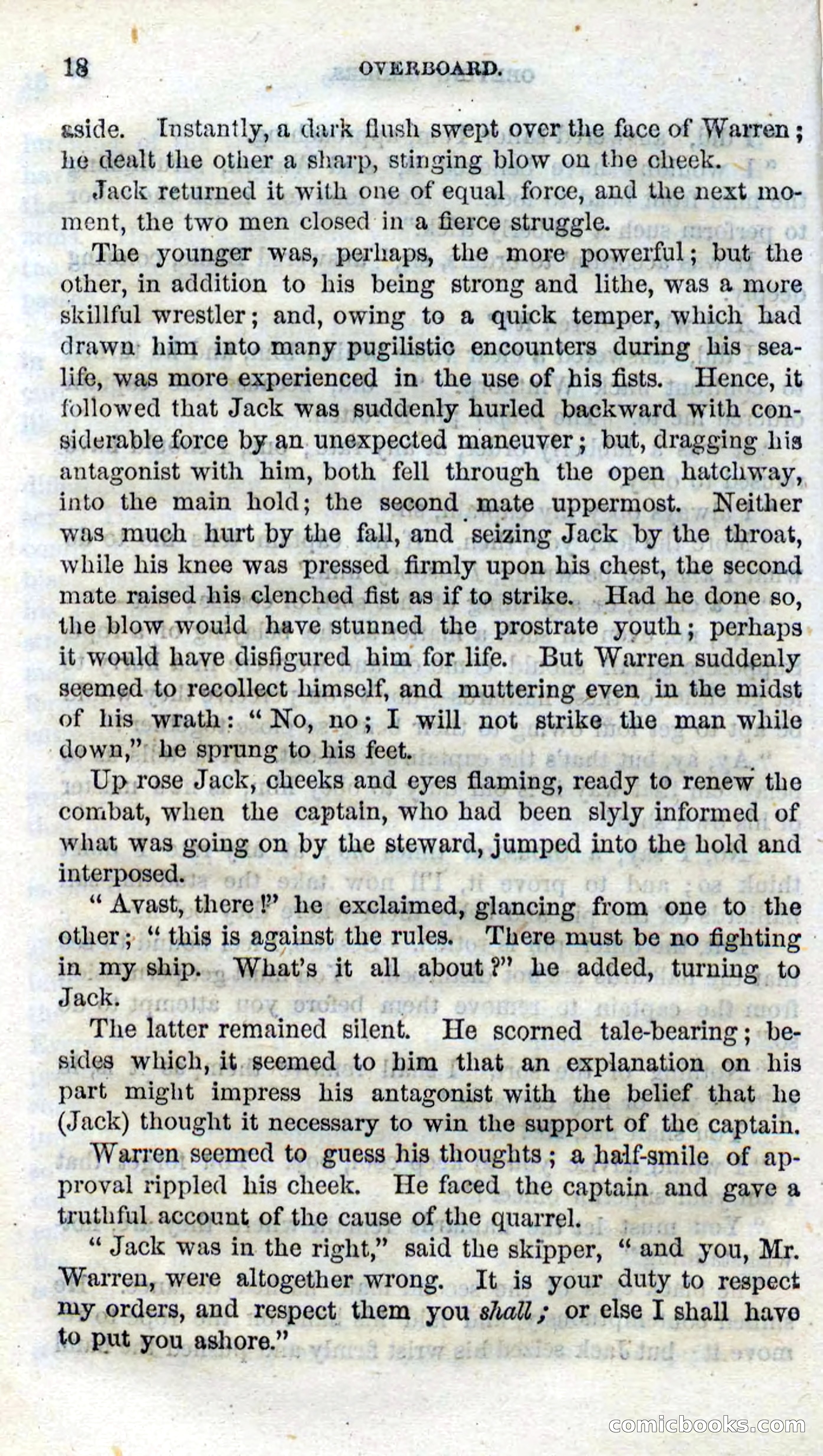 Beadle's Dime Novels No. 99: Overboard — page 16 of 100
