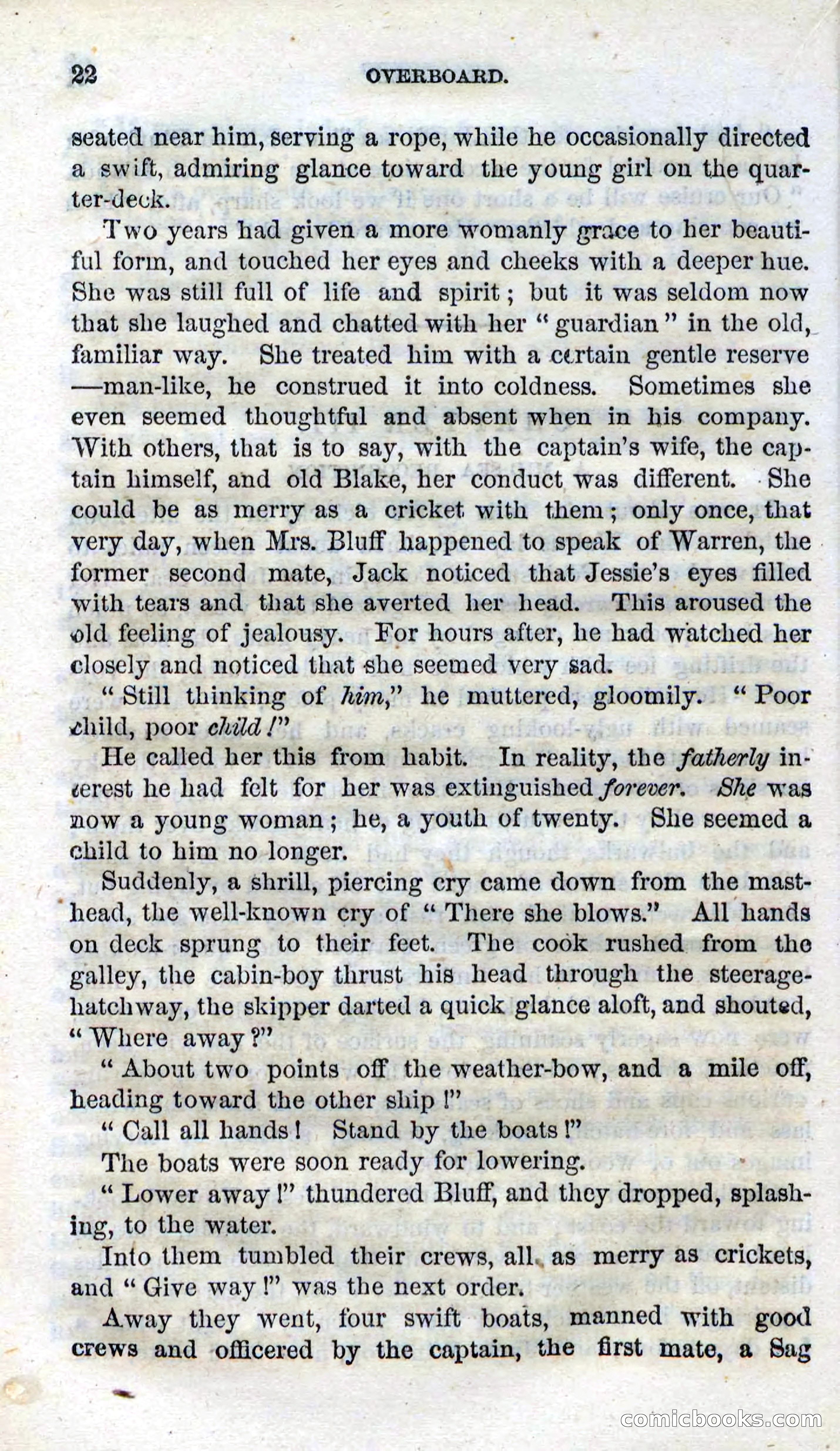 Beadle's Dime Novels No. 99: Overboard — page 20 of 100