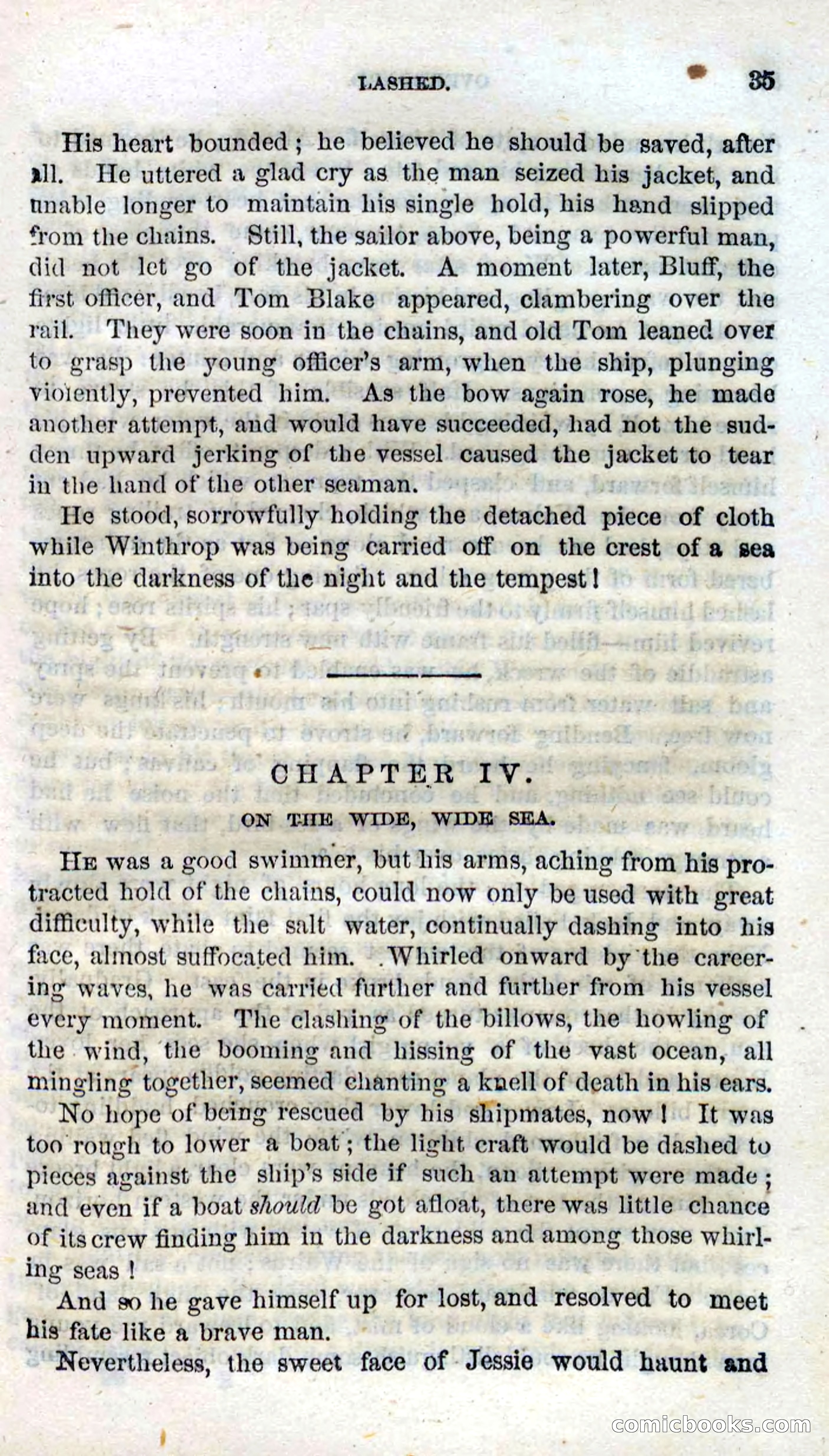 Beadle's Dime Novels No. 99: Overboard — page 33 of 100
