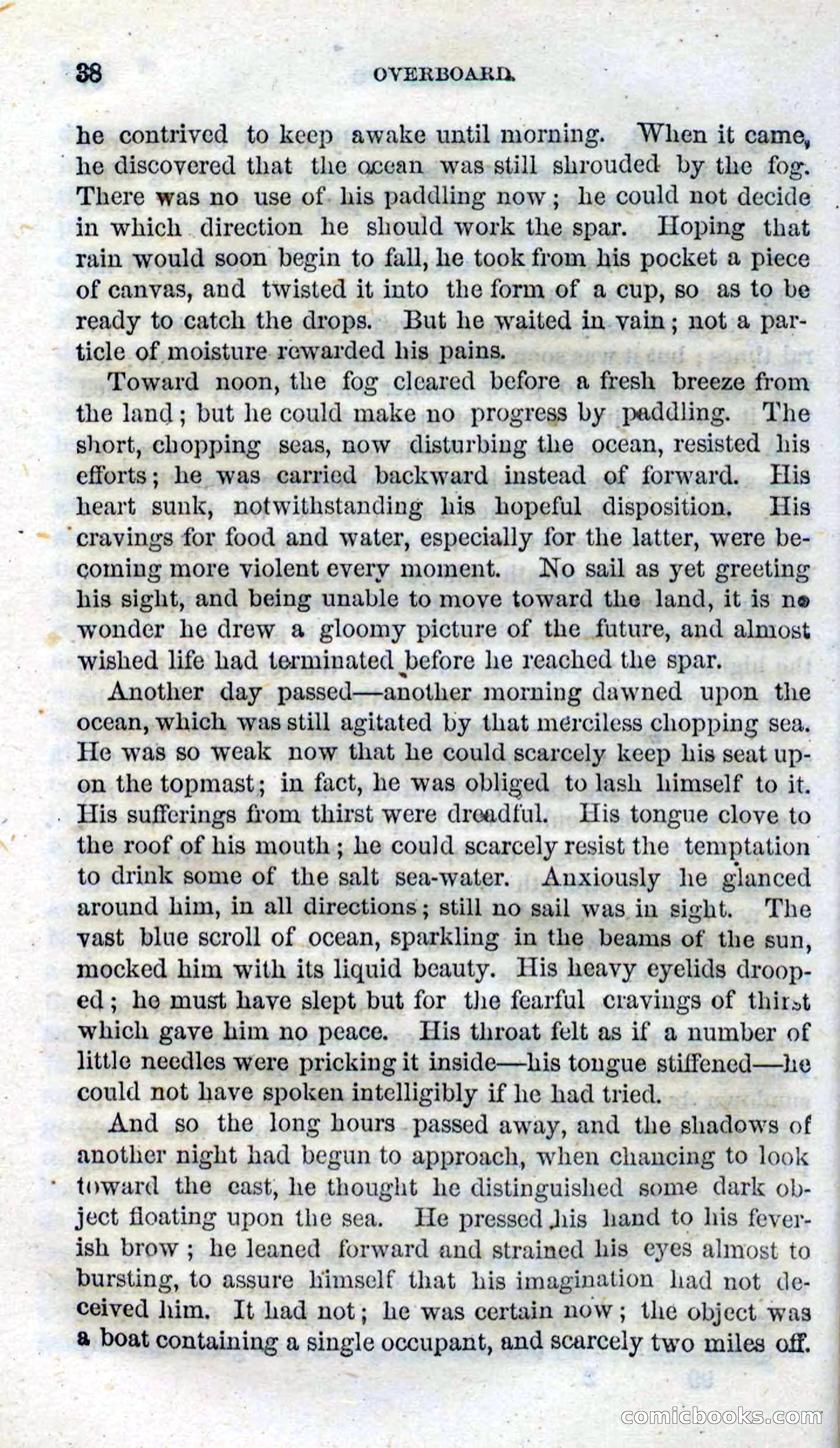 Beadle's Dime Novels No. 99: Overboard — page 36 of 100