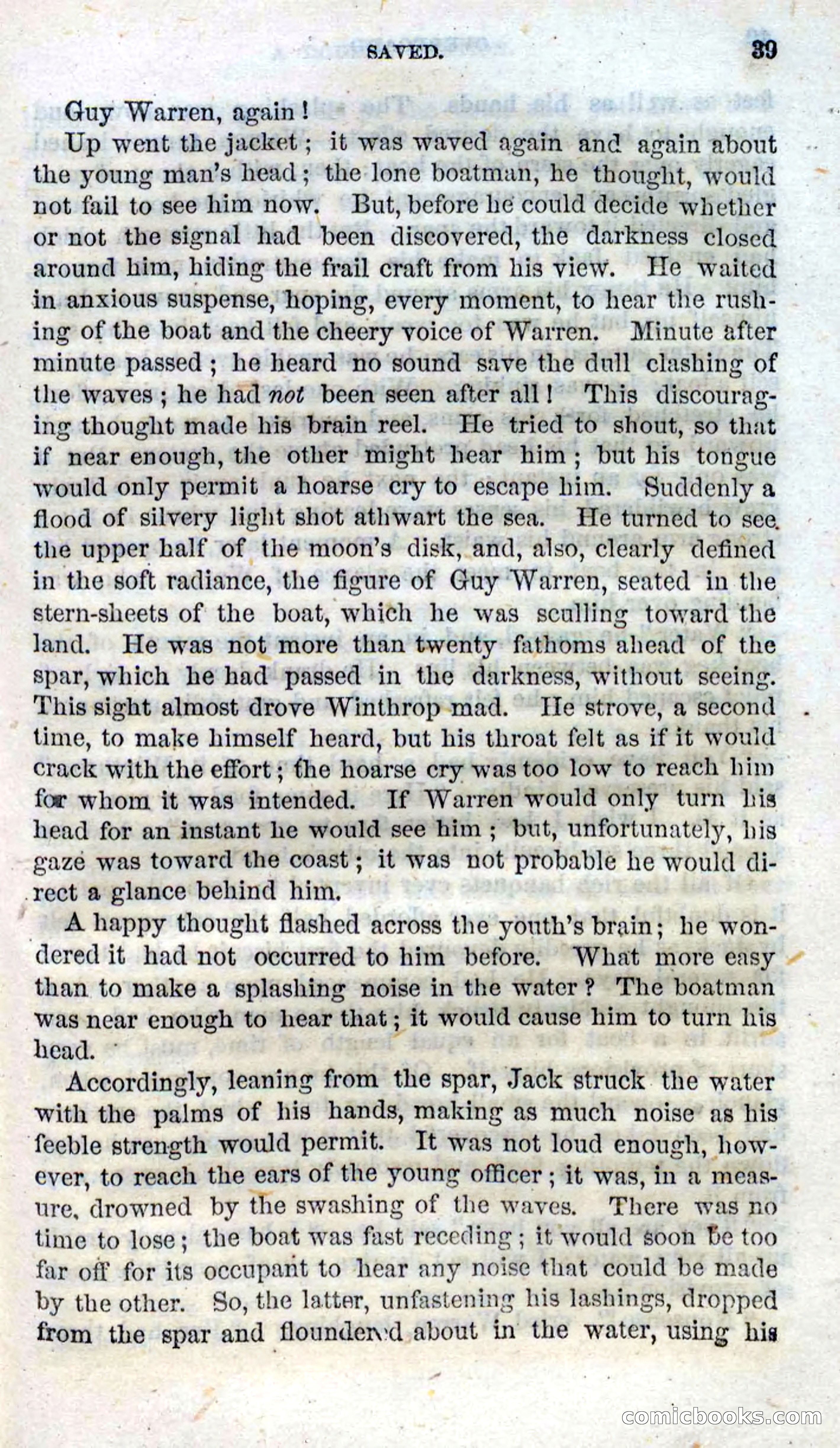 Beadle's Dime Novels No. 99: Overboard — page 37 of 100