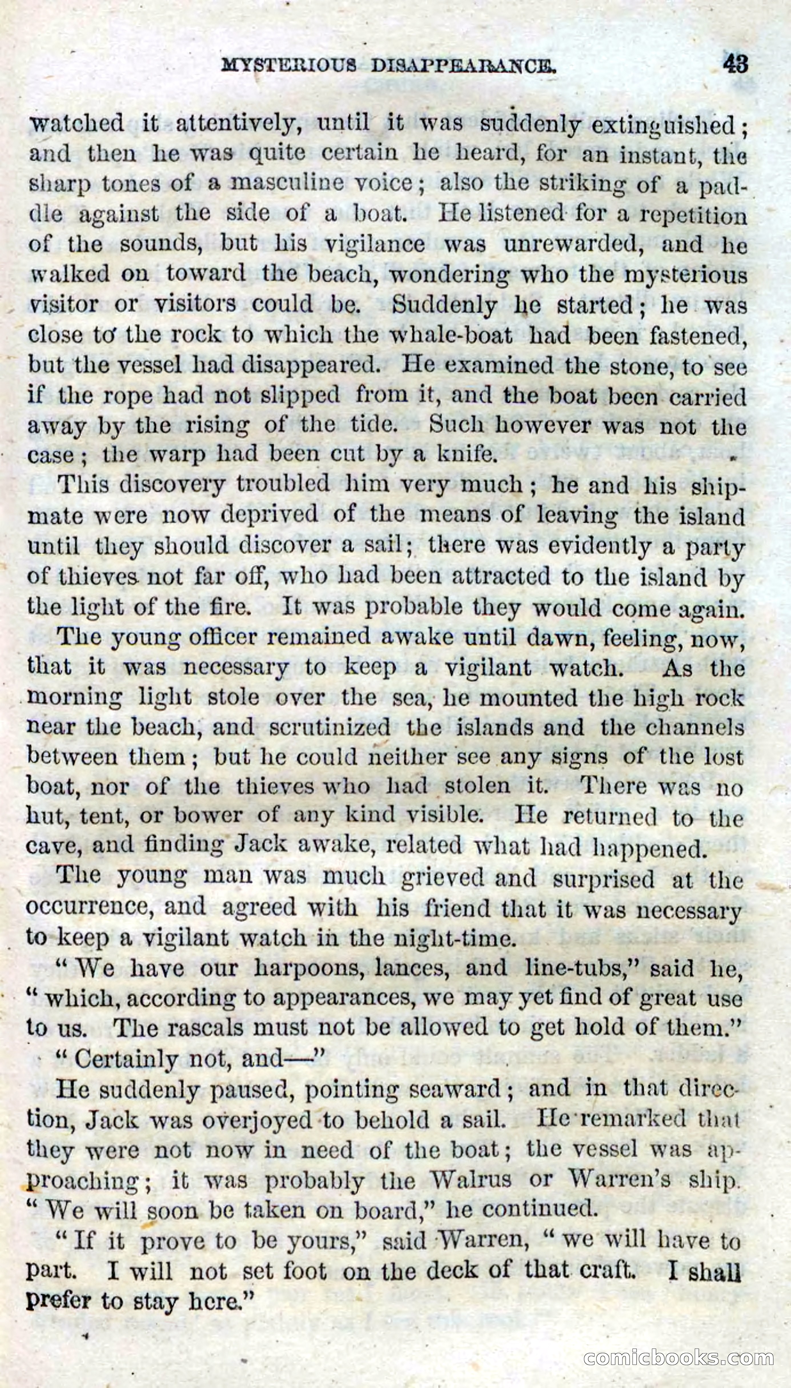 Beadle's Dime Novels No. 99: Overboard — page 41 of 100