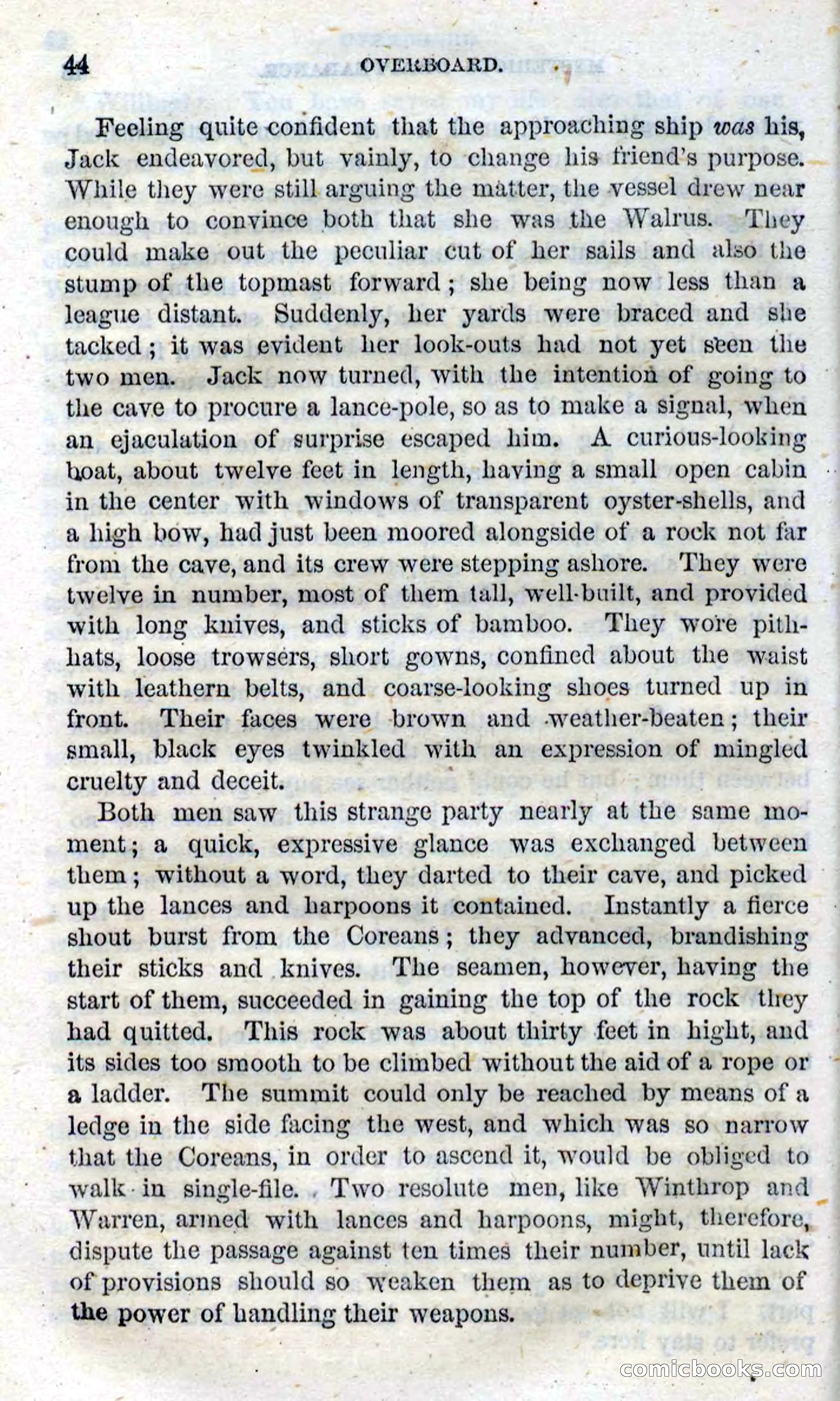 Beadle's Dime Novels No. 99: Overboard — page 42 of 100