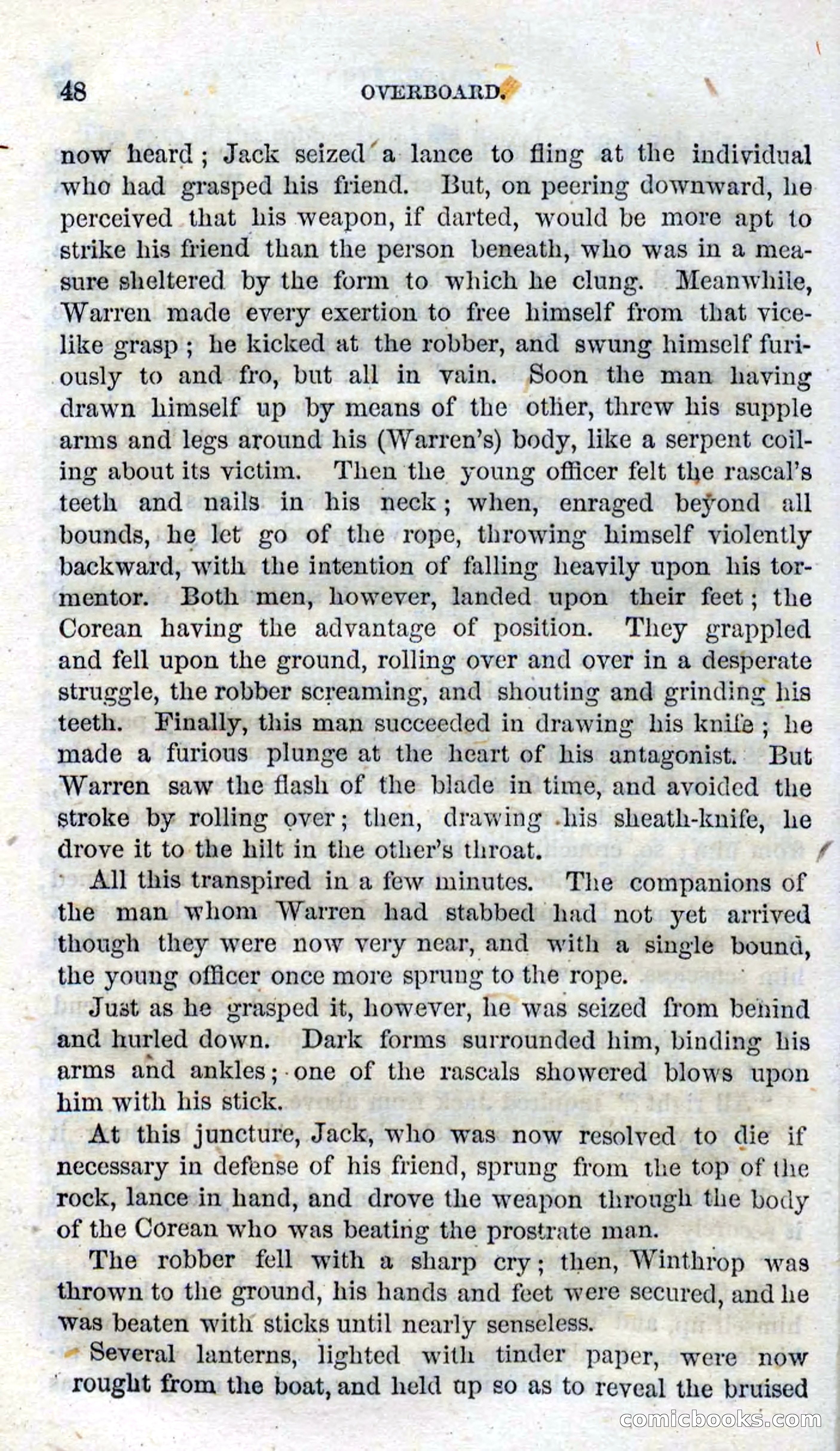 Beadle's Dime Novels No. 99: Overboard — page 46 of 100