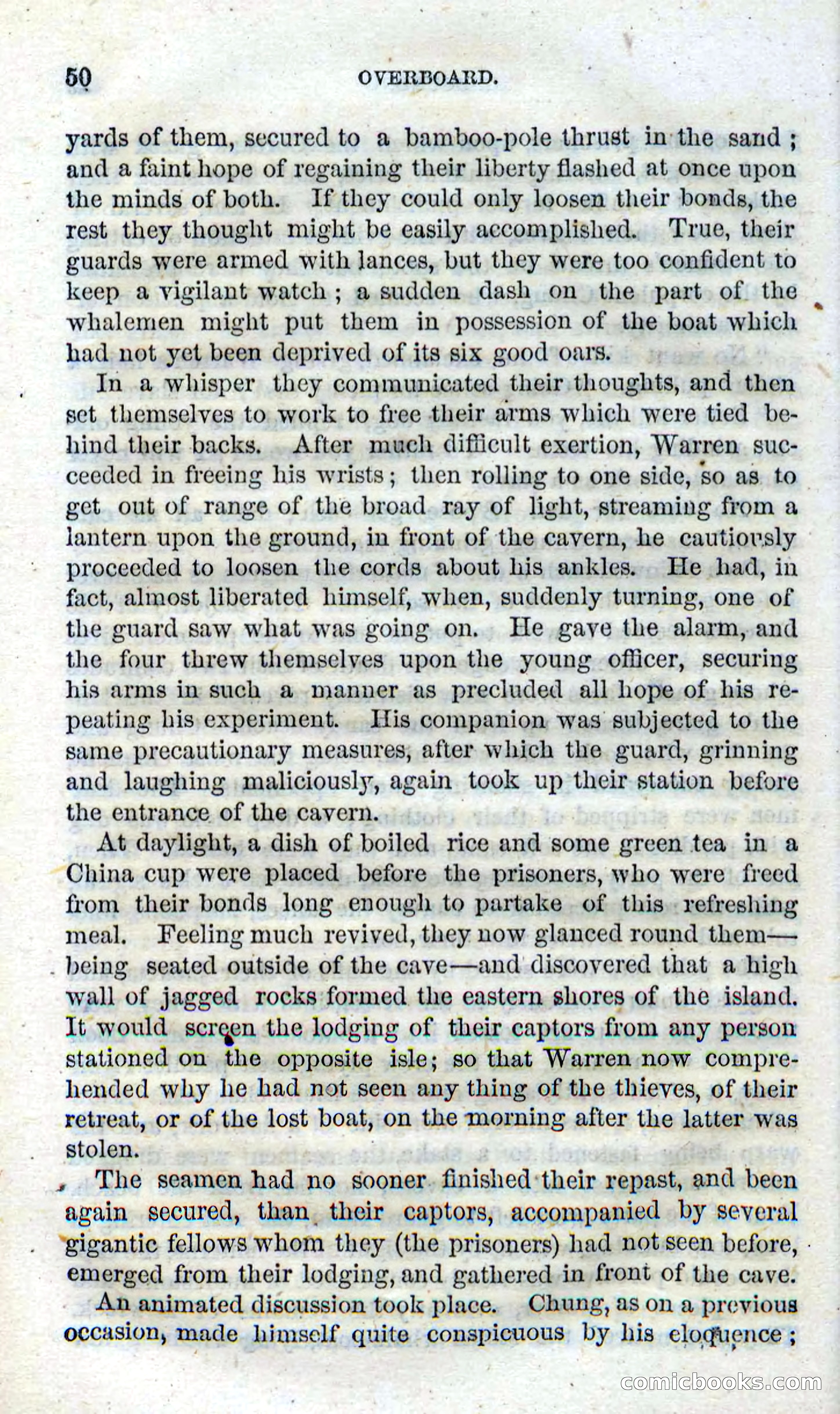 Beadle's Dime Novels No. 99: Overboard — page 48 of 100