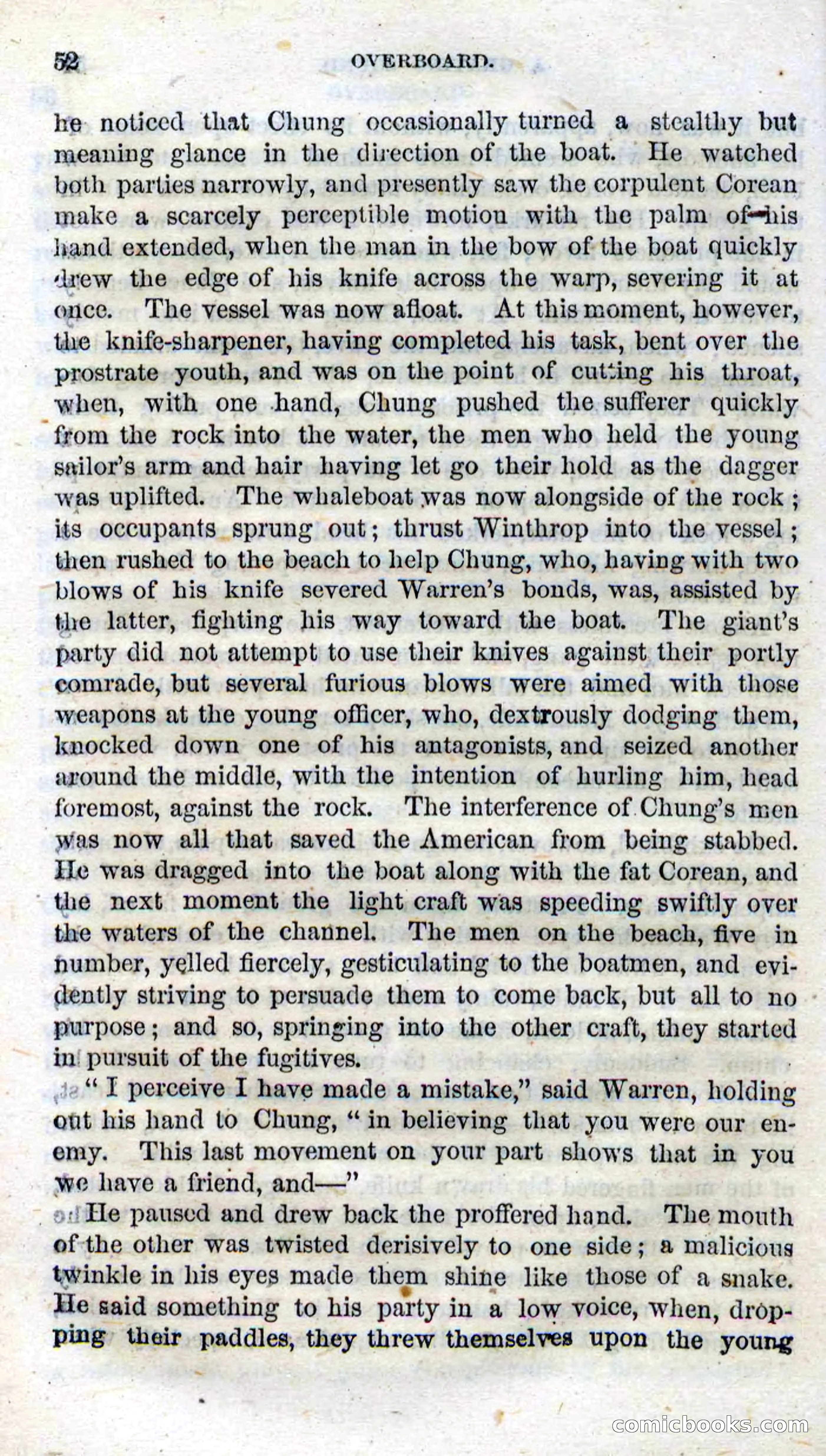 Beadle's Dime Novels No. 99: Overboard — page 50 of 100