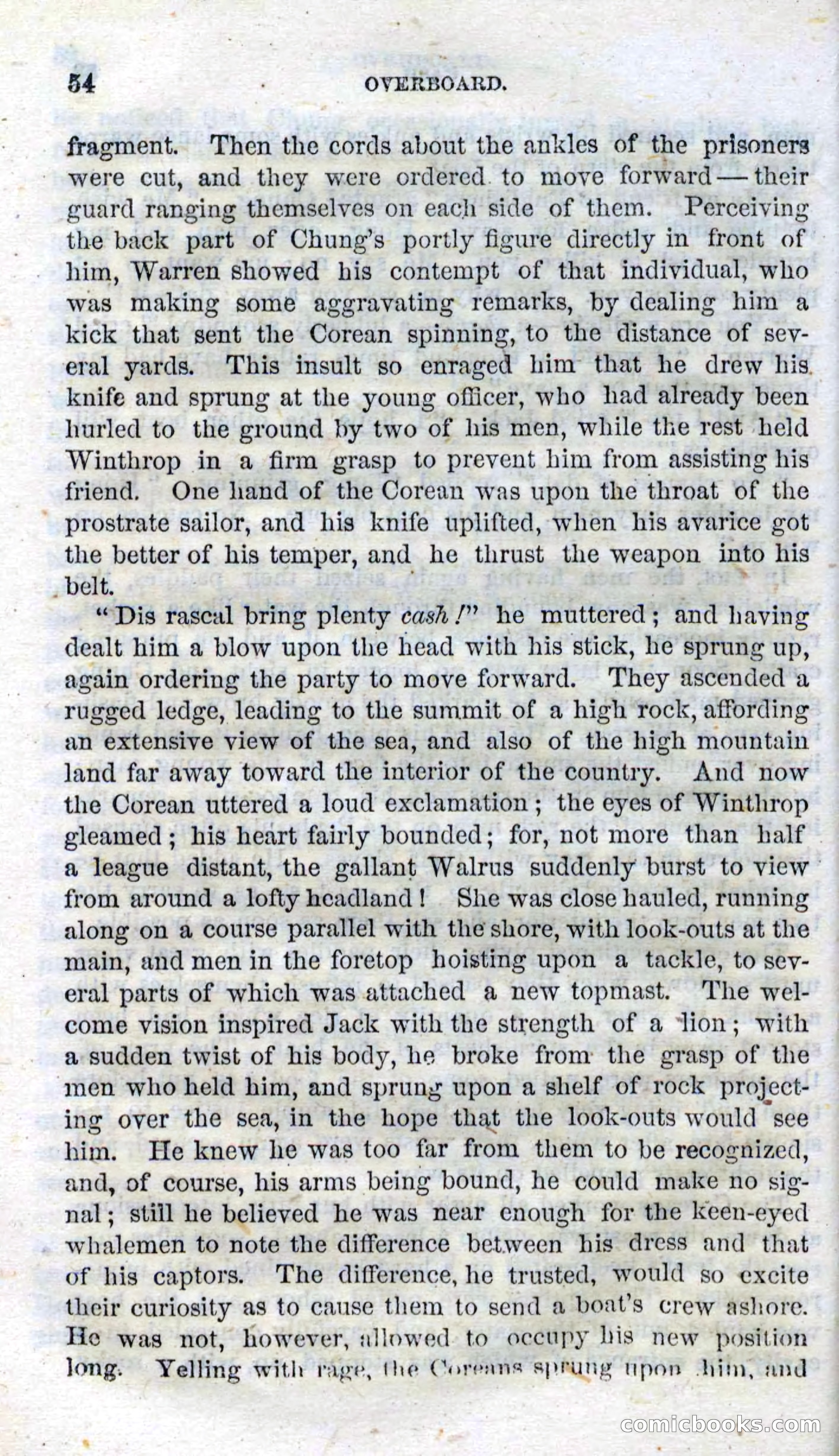 Beadle's Dime Novels No. 99: Overboard — page 52 of 100