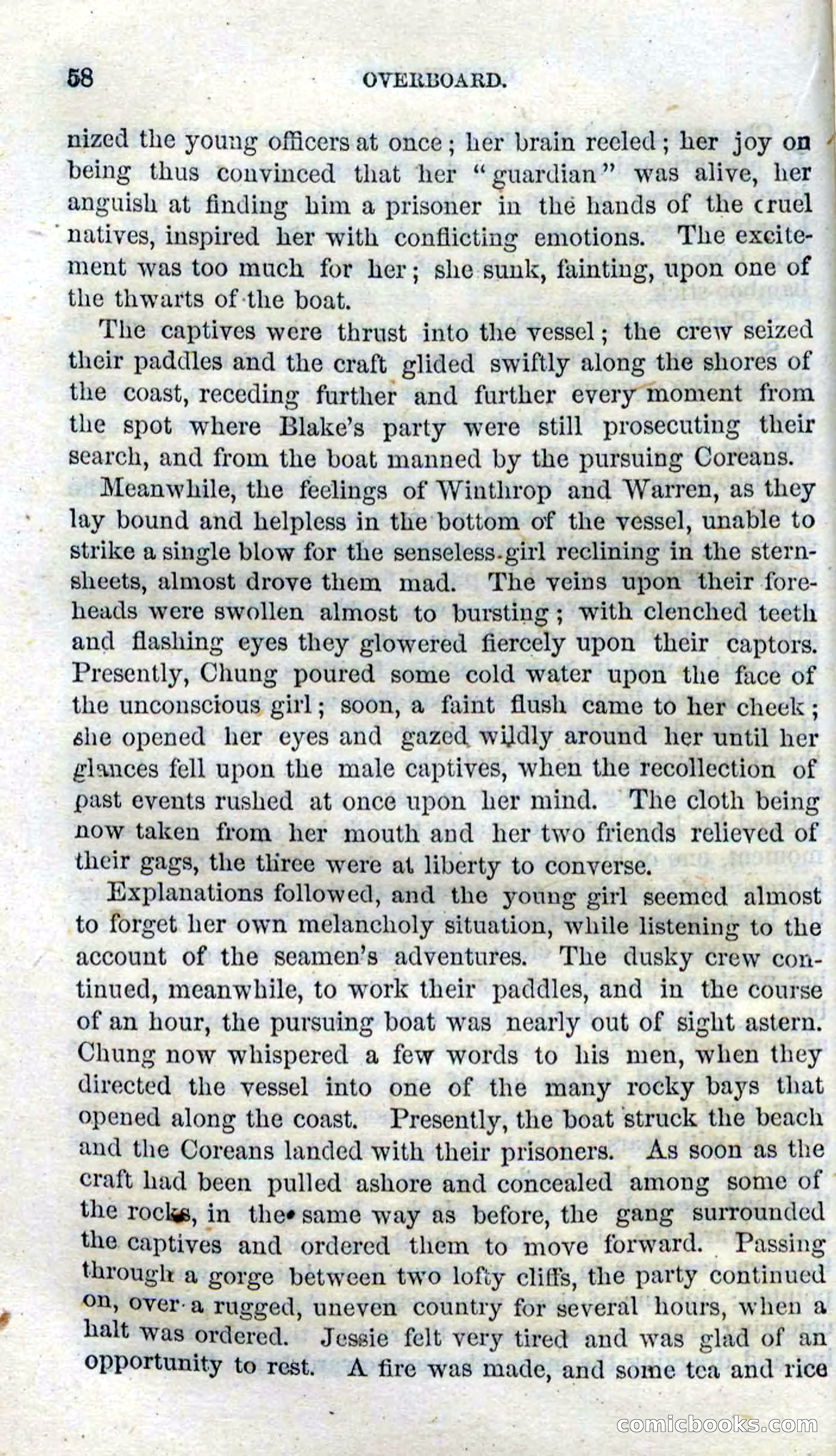 Beadle's Dime Novels No. 99: Overboard — page 56 of 100