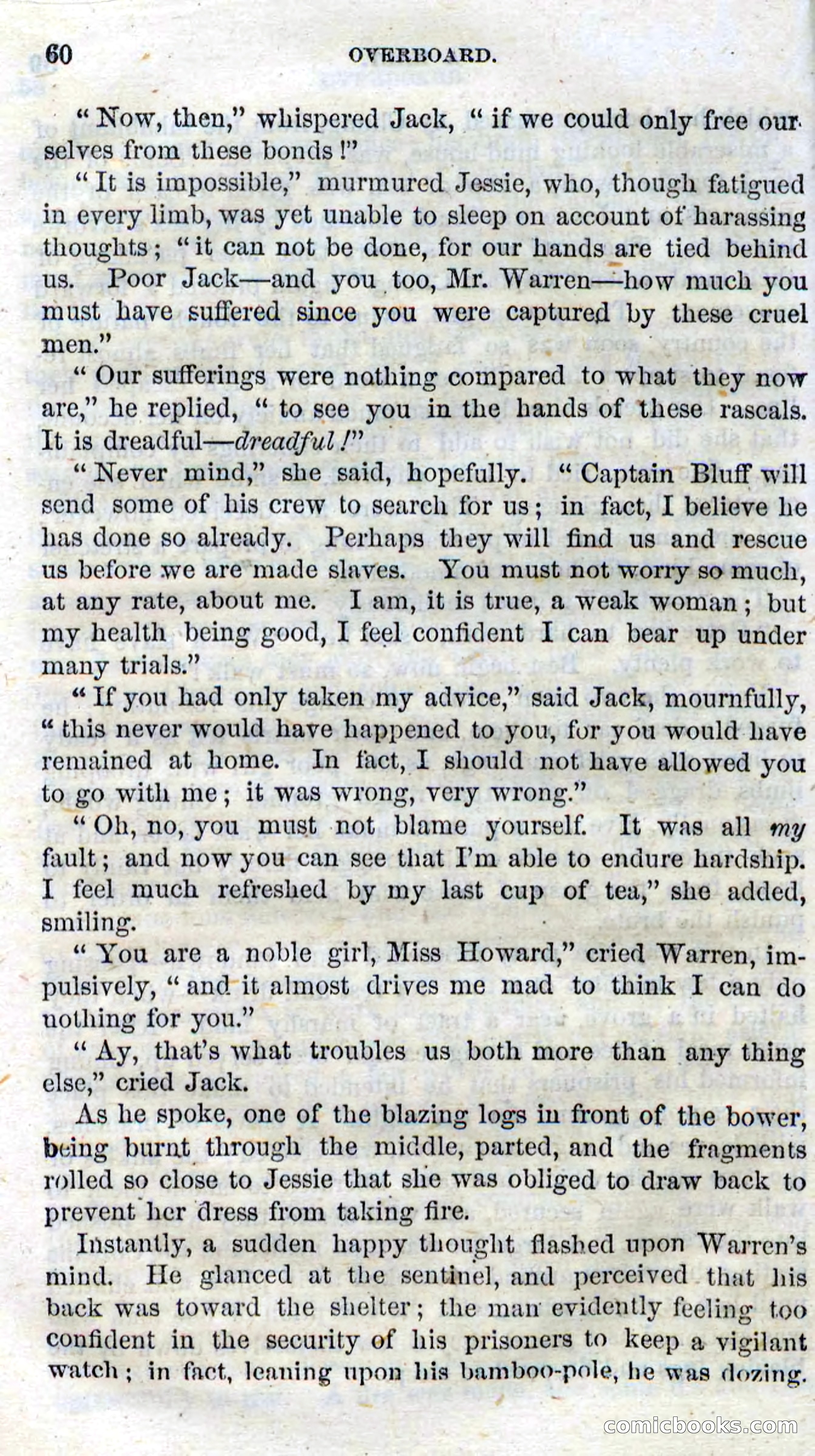 Beadle's Dime Novels No. 99: Overboard — page 58 of 100