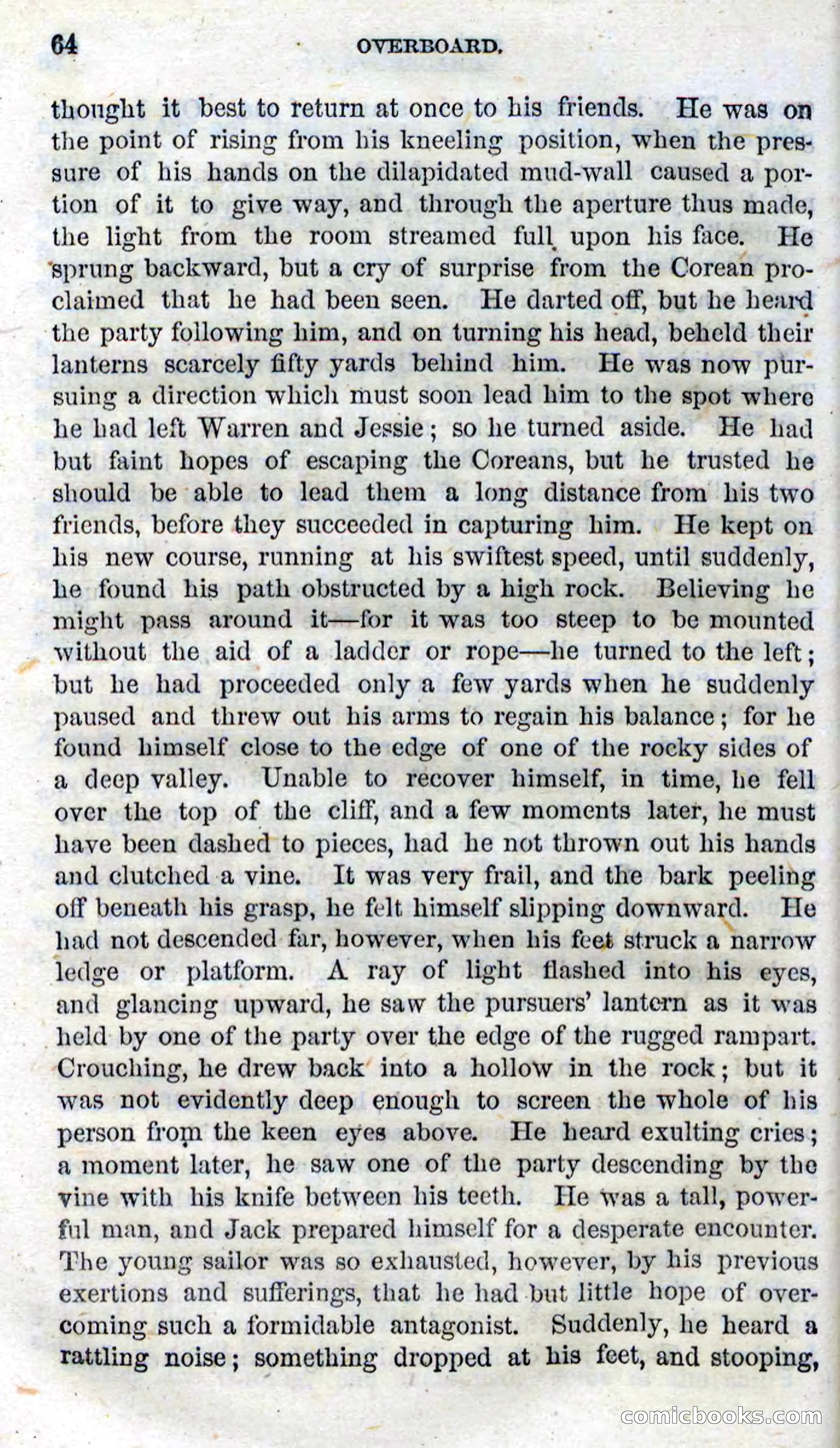 Beadle's Dime Novels No. 99: Overboard — page 62 of 100