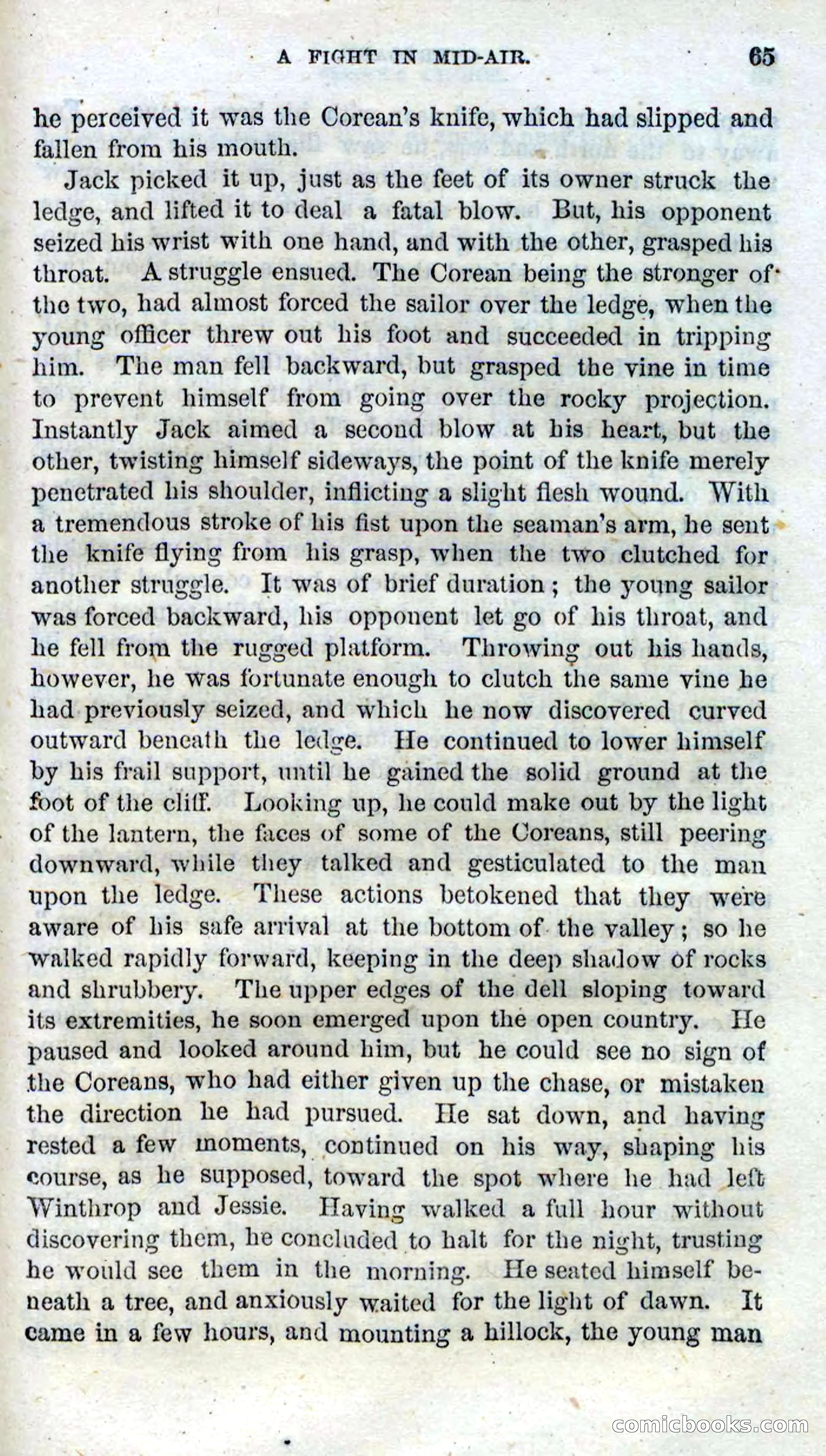 Beadle's Dime Novels No. 99: Overboard — page 63 of 100