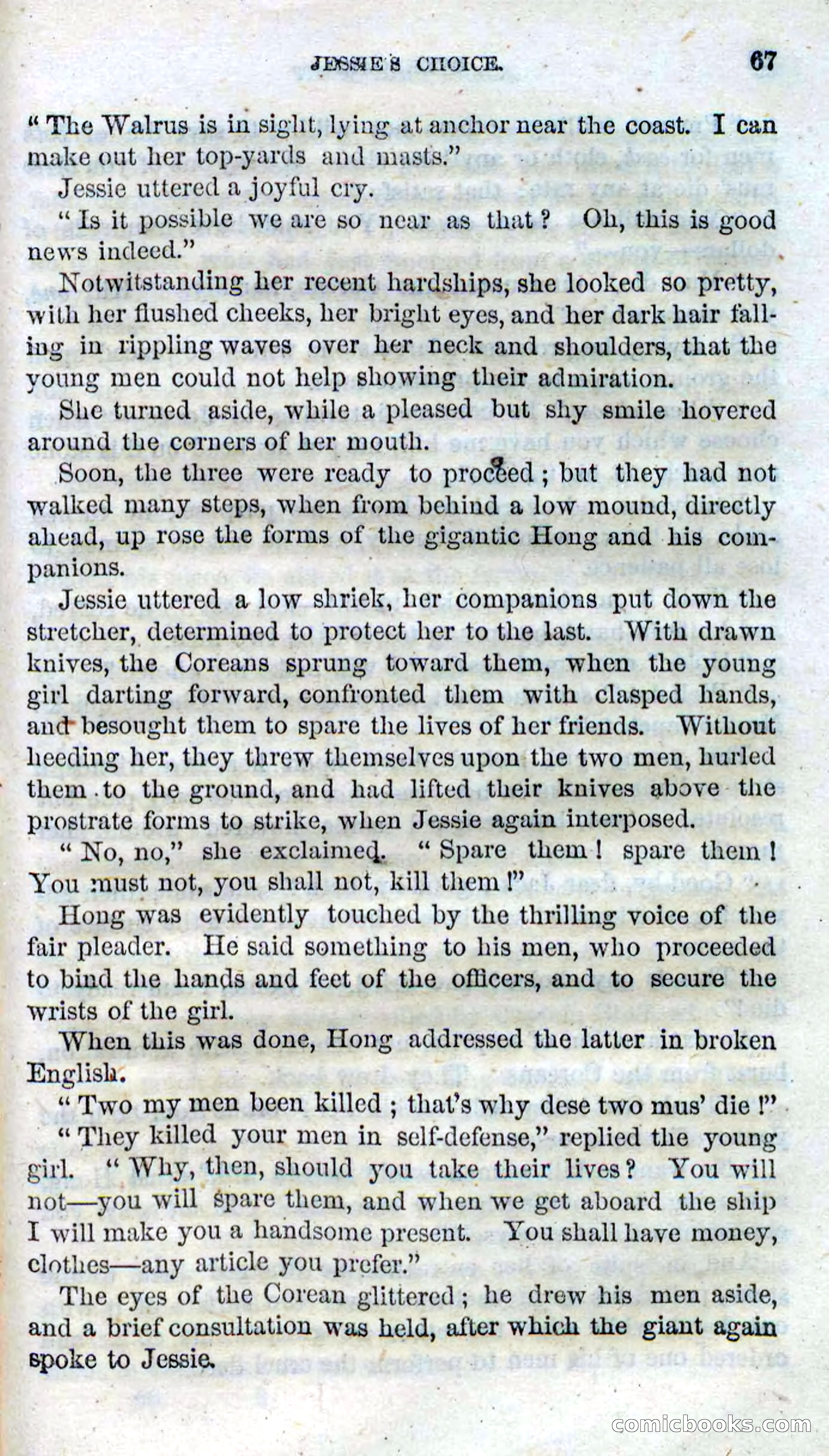 Beadle's Dime Novels No. 99: Overboard — page 65 of 100