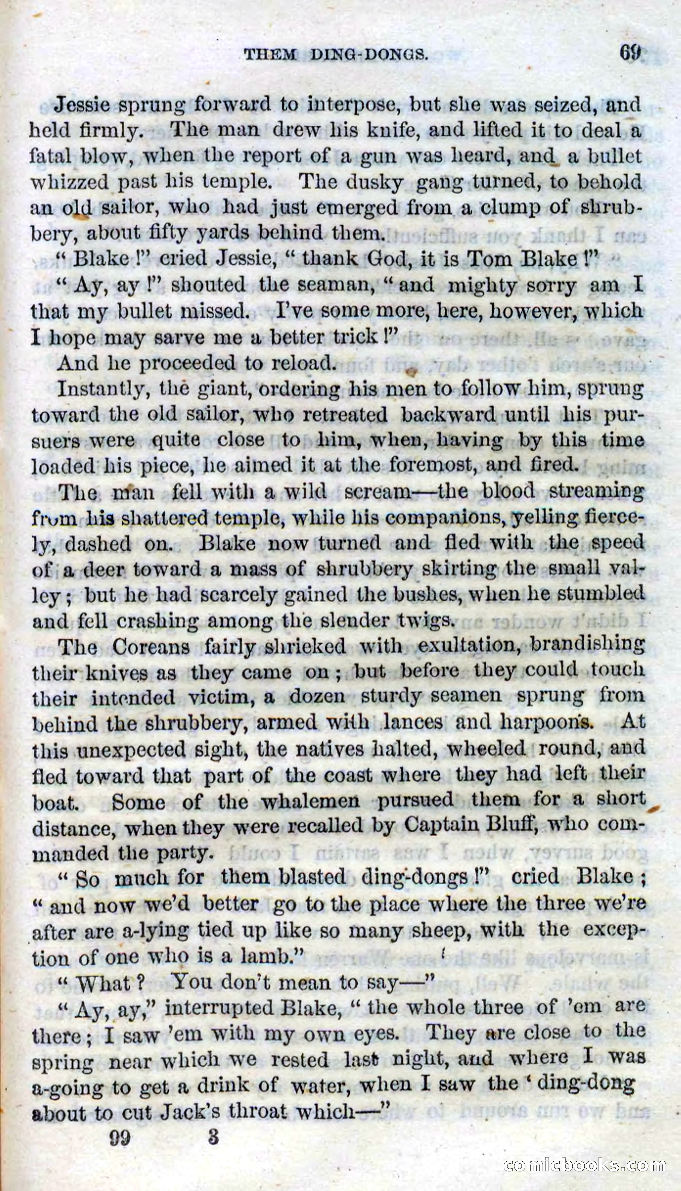 Beadle's Dime Novels No. 99: Overboard — page 67 of 100