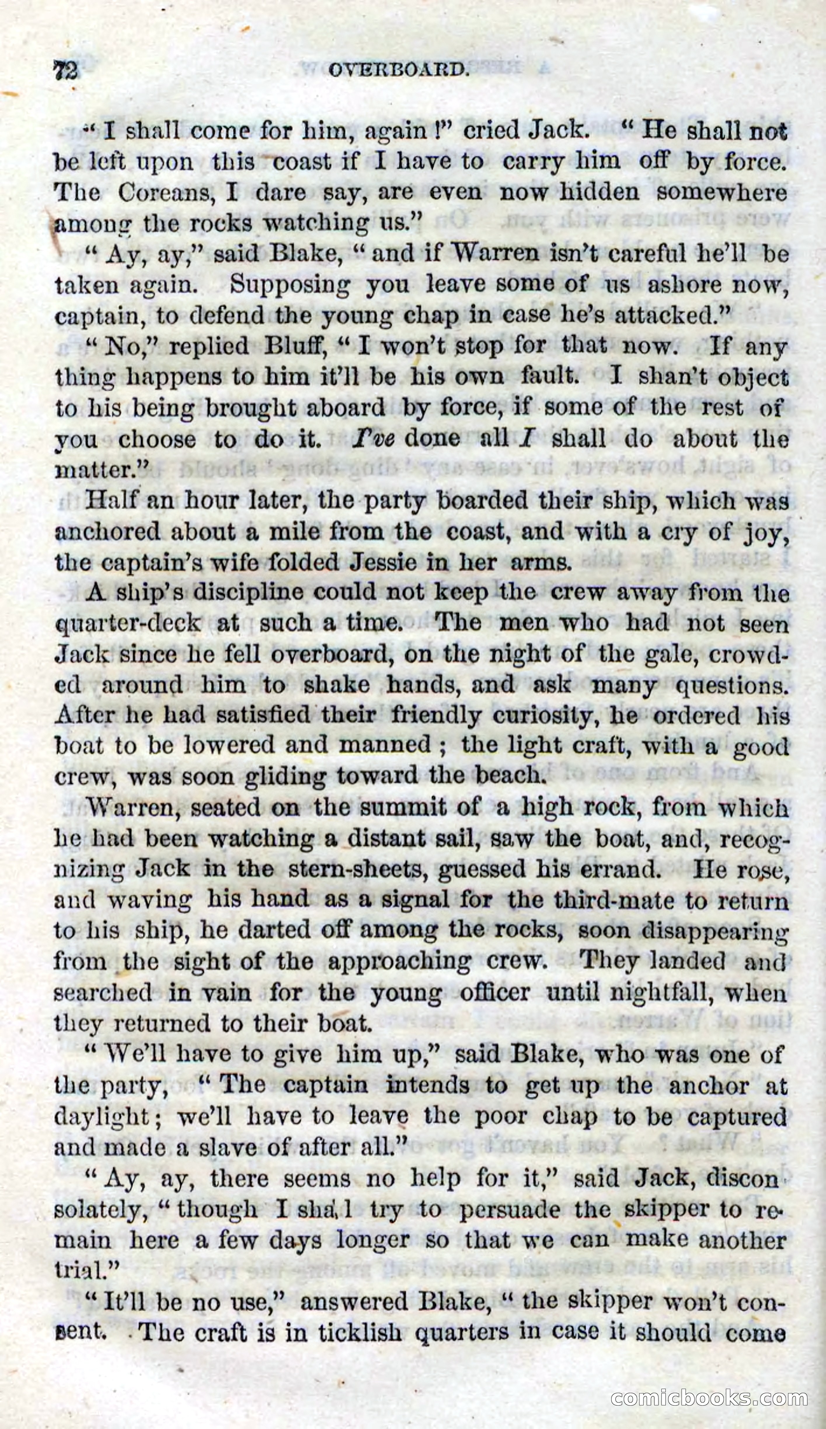 Beadle's Dime Novels No. 99: Overboard — page 70 of 100