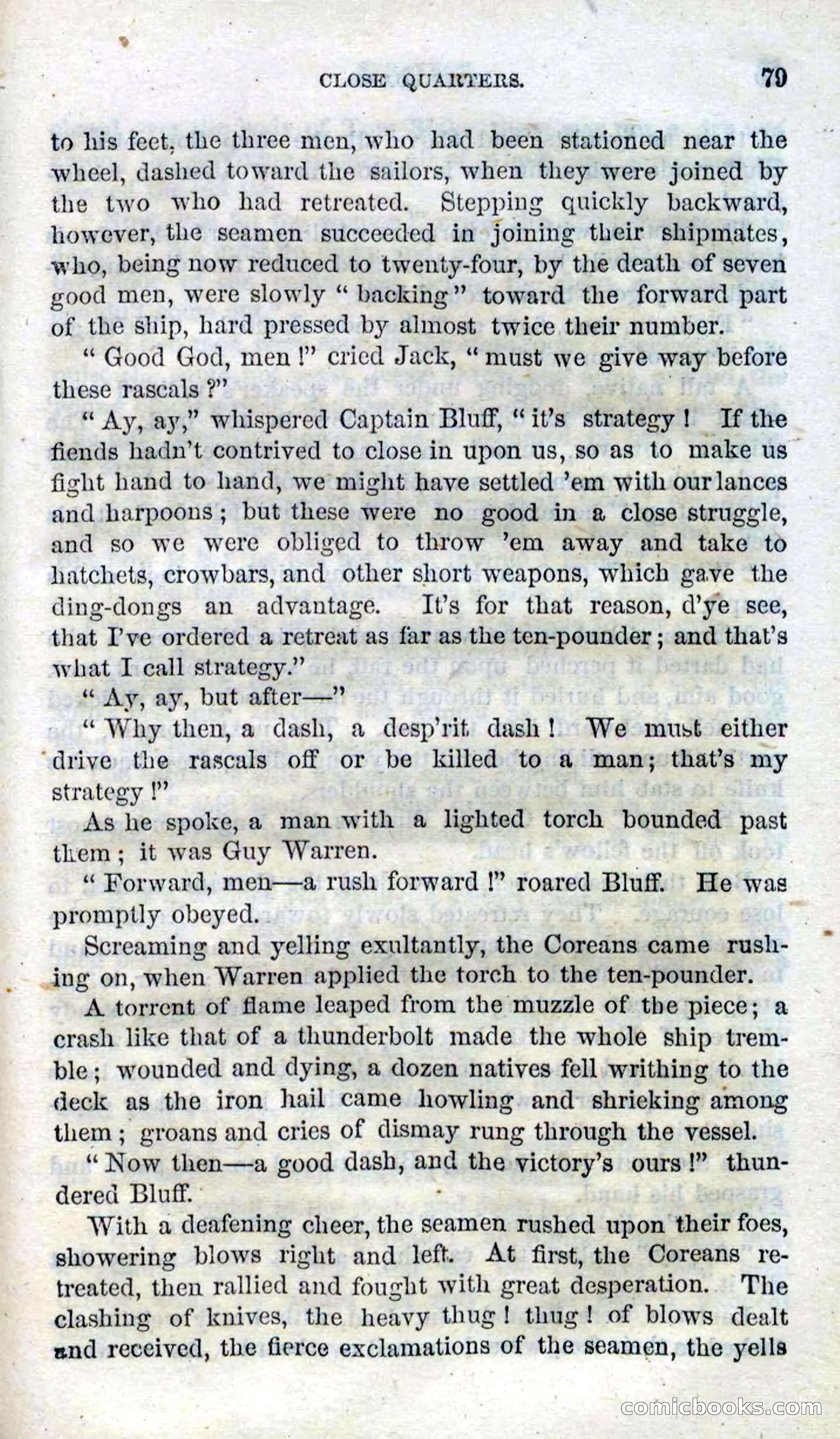 Beadle's Dime Novels No. 99: Overboard — page 77 of 100