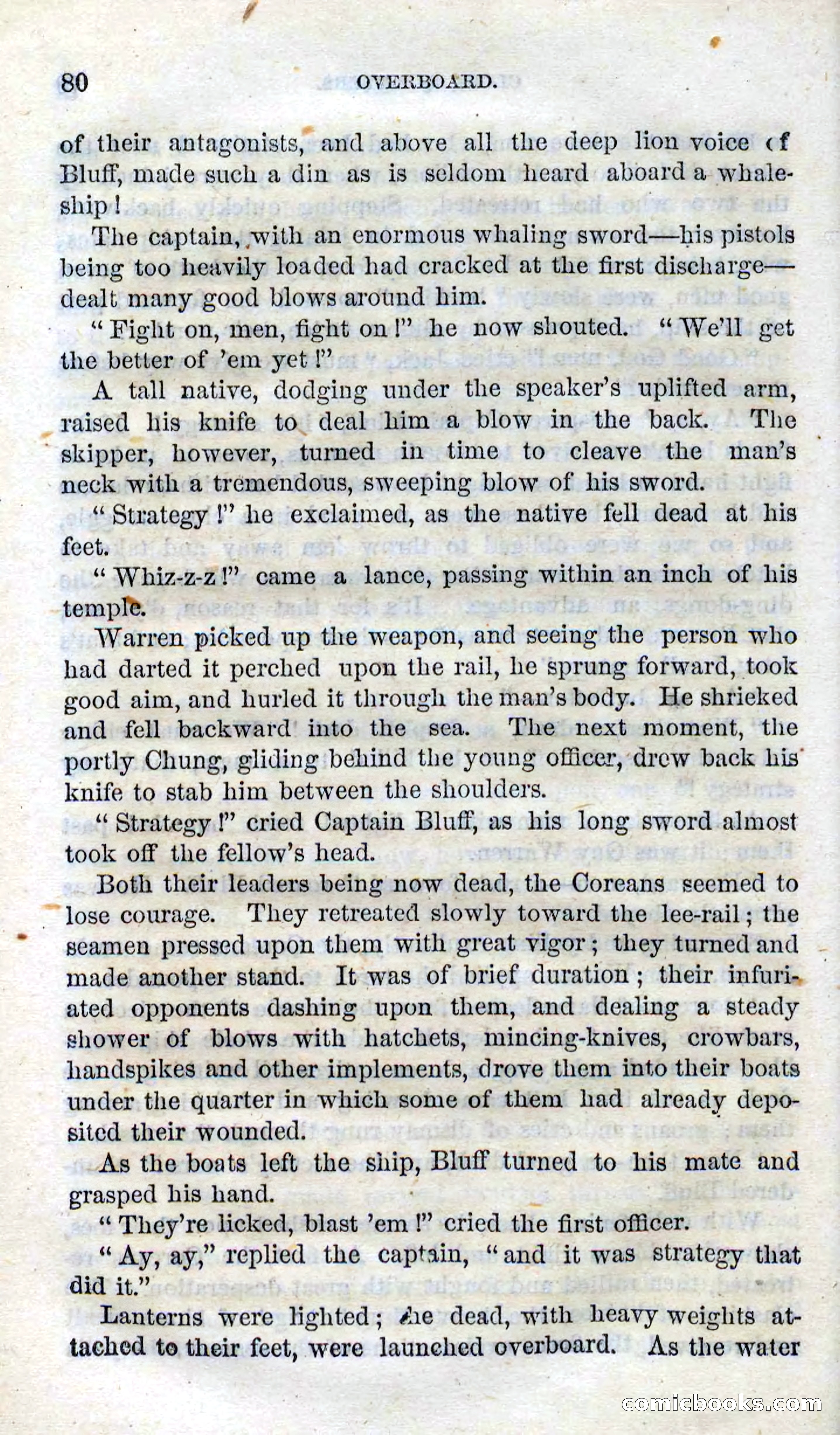 Beadle's Dime Novels No. 99: Overboard — page 78 of 100