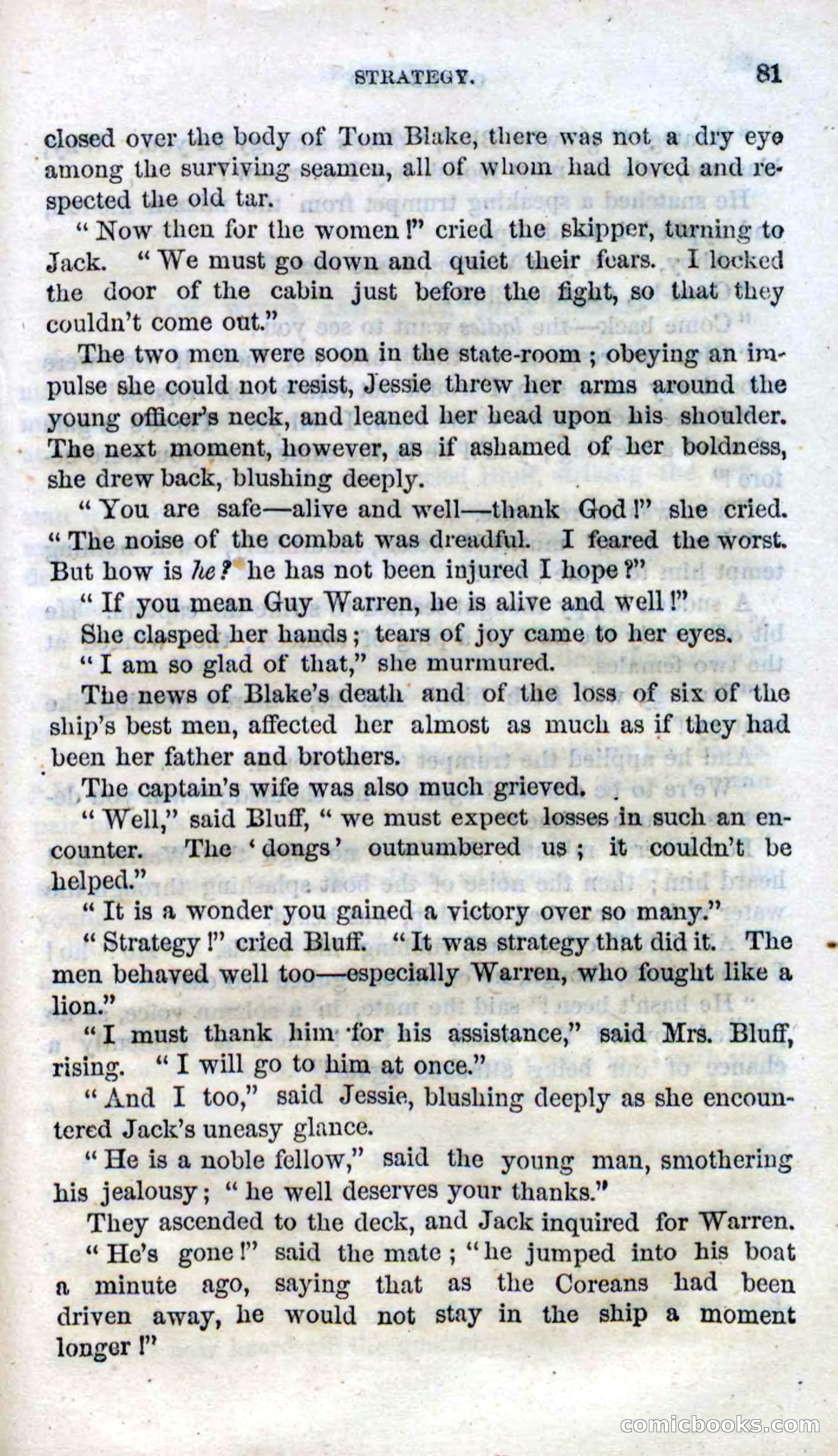 Beadle's Dime Novels No. 99: Overboard — page 79 of 100
