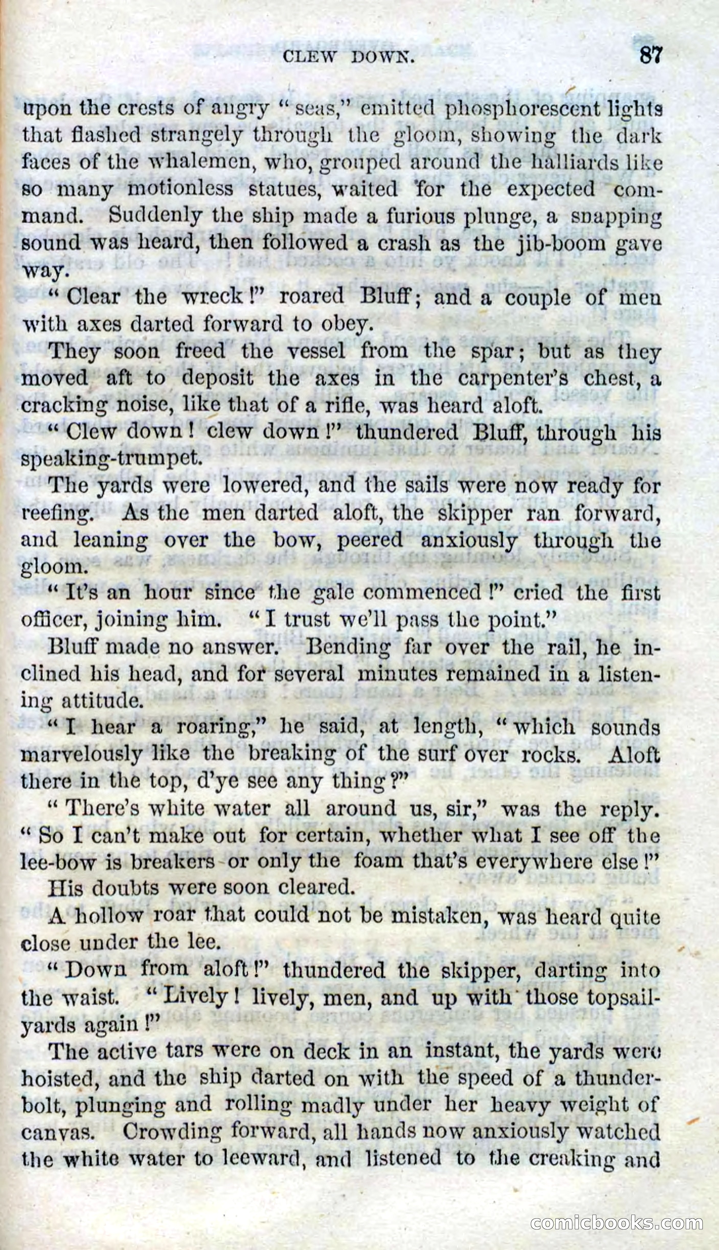 Beadle's Dime Novels No. 99: Overboard — page 85 of 100