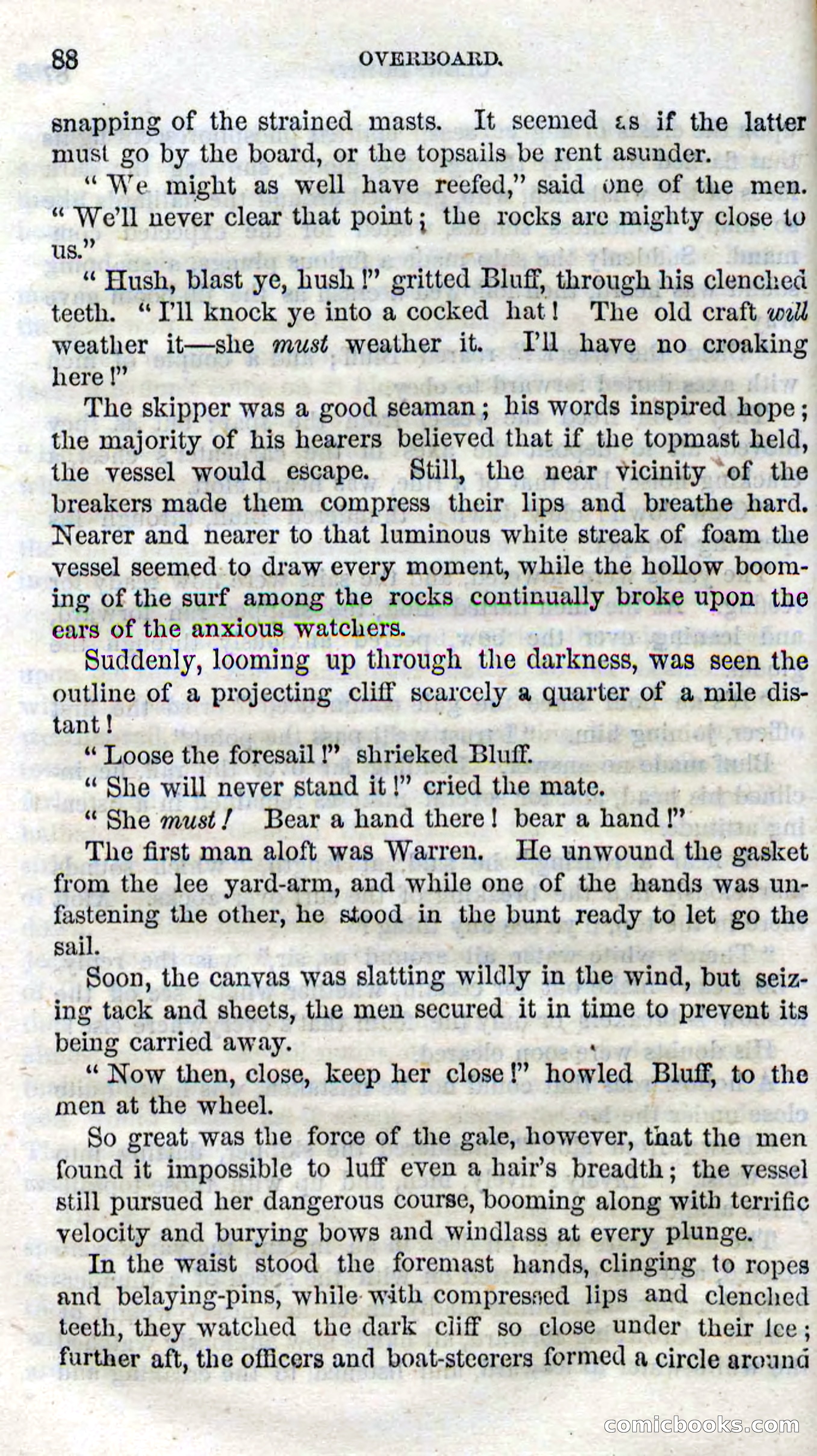 Beadle's Dime Novels No. 99: Overboard — page 86 of 100