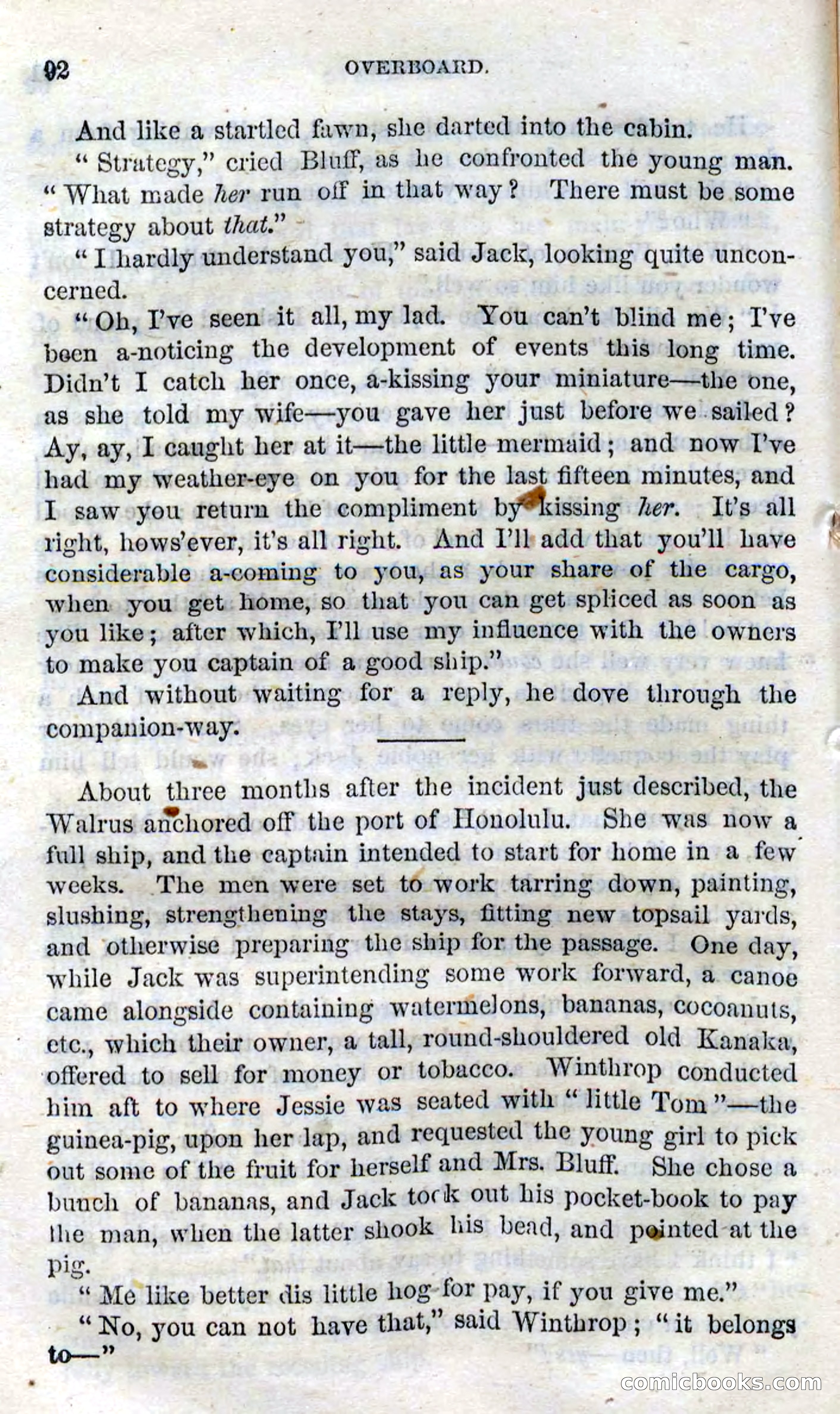Beadle's Dime Novels No. 99: Overboard — page 90 of 100