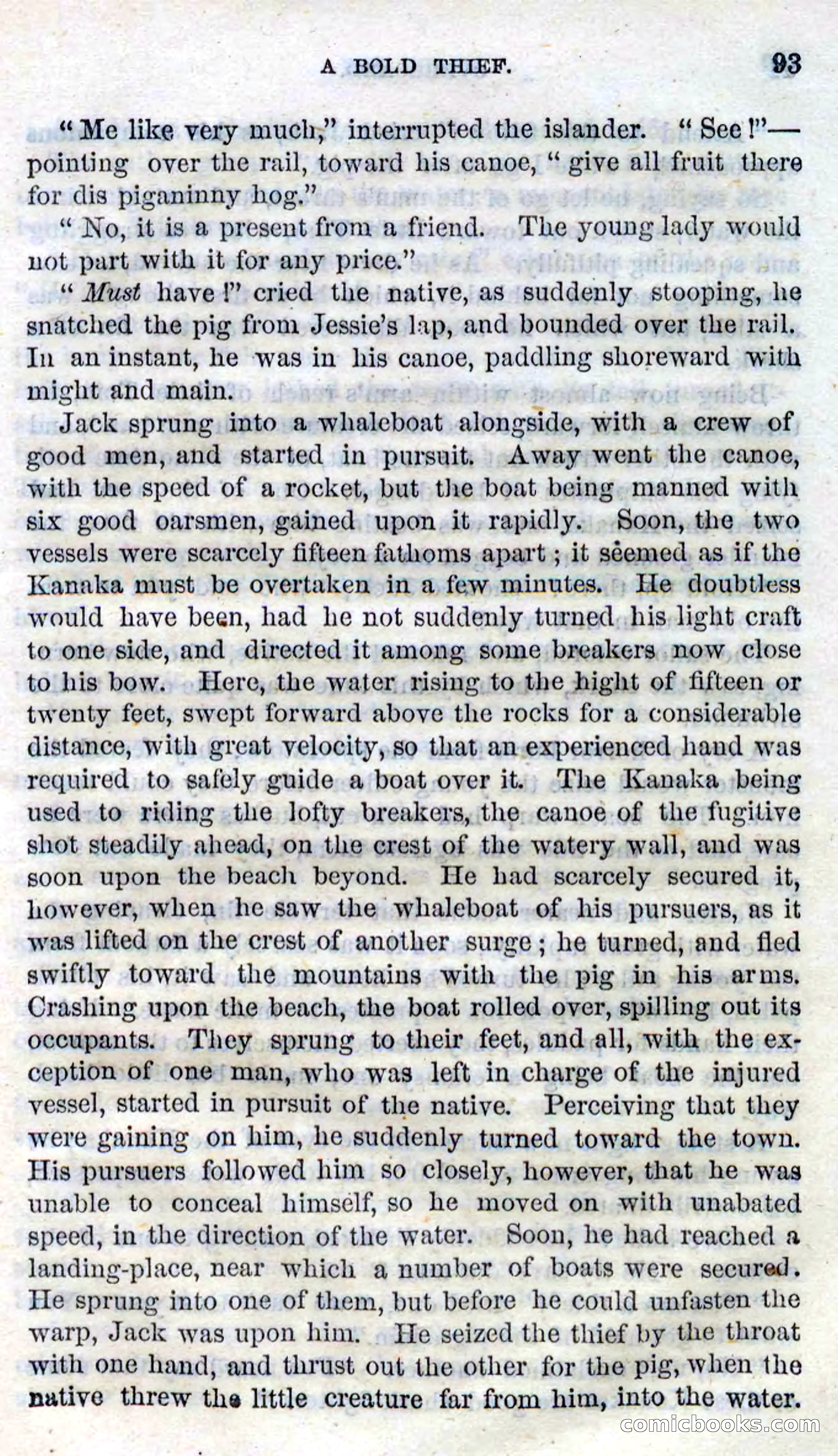 Beadle's Dime Novels No. 99: Overboard — page 91 of 100