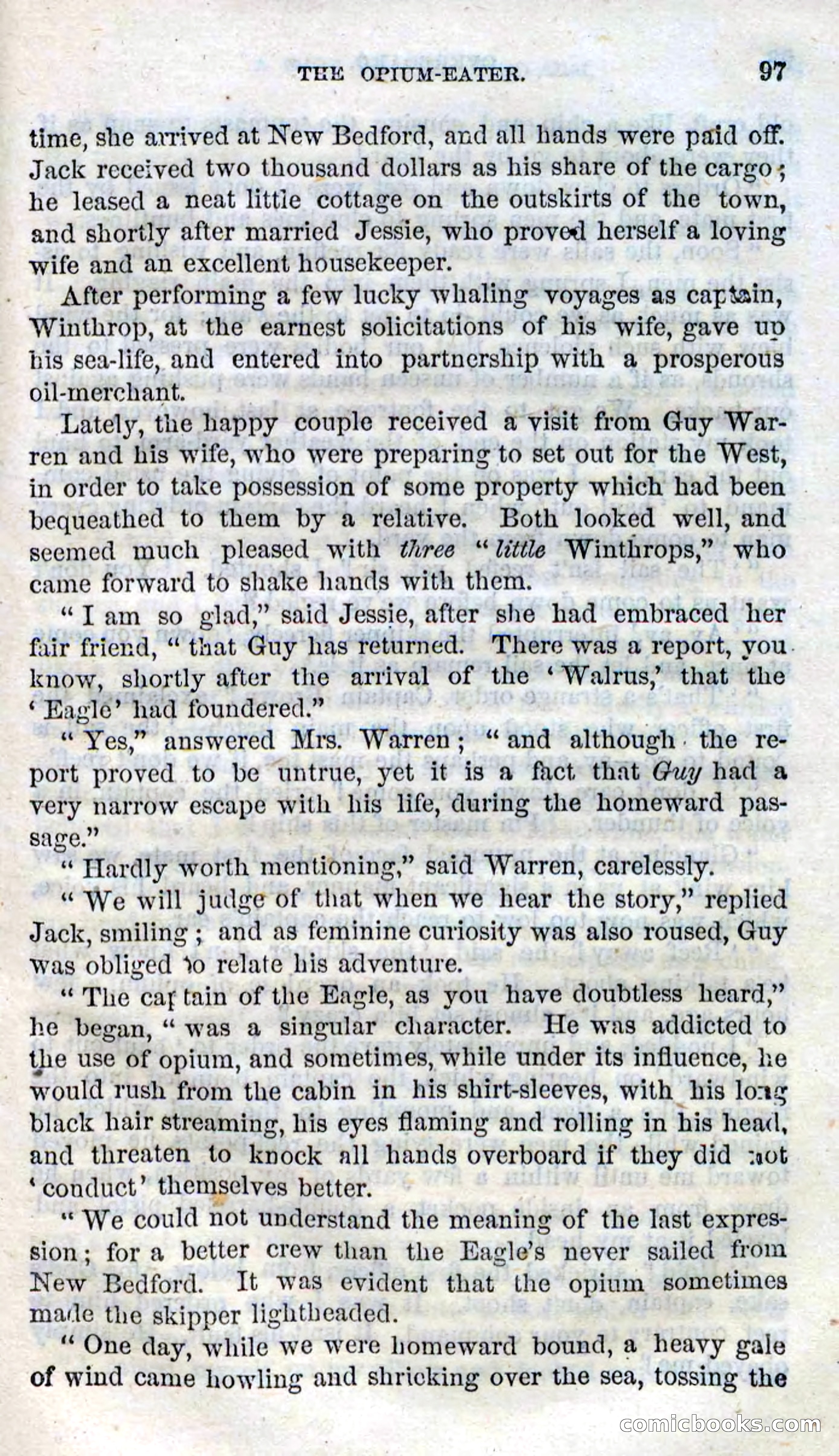 Beadle's Dime Novels No. 99: Overboard — page 95 of 100