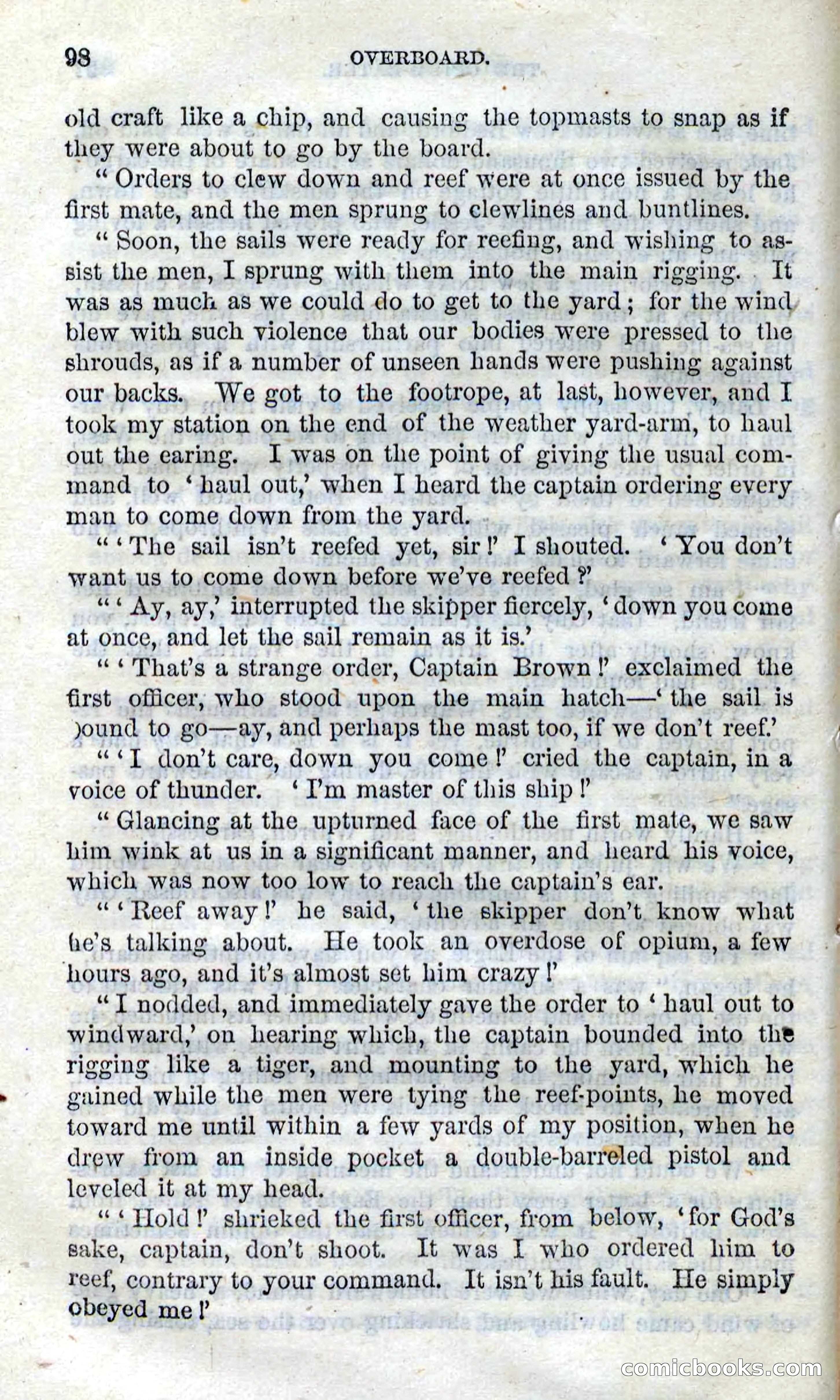 Beadle's Dime Novels No. 99: Overboard — page 96 of 100