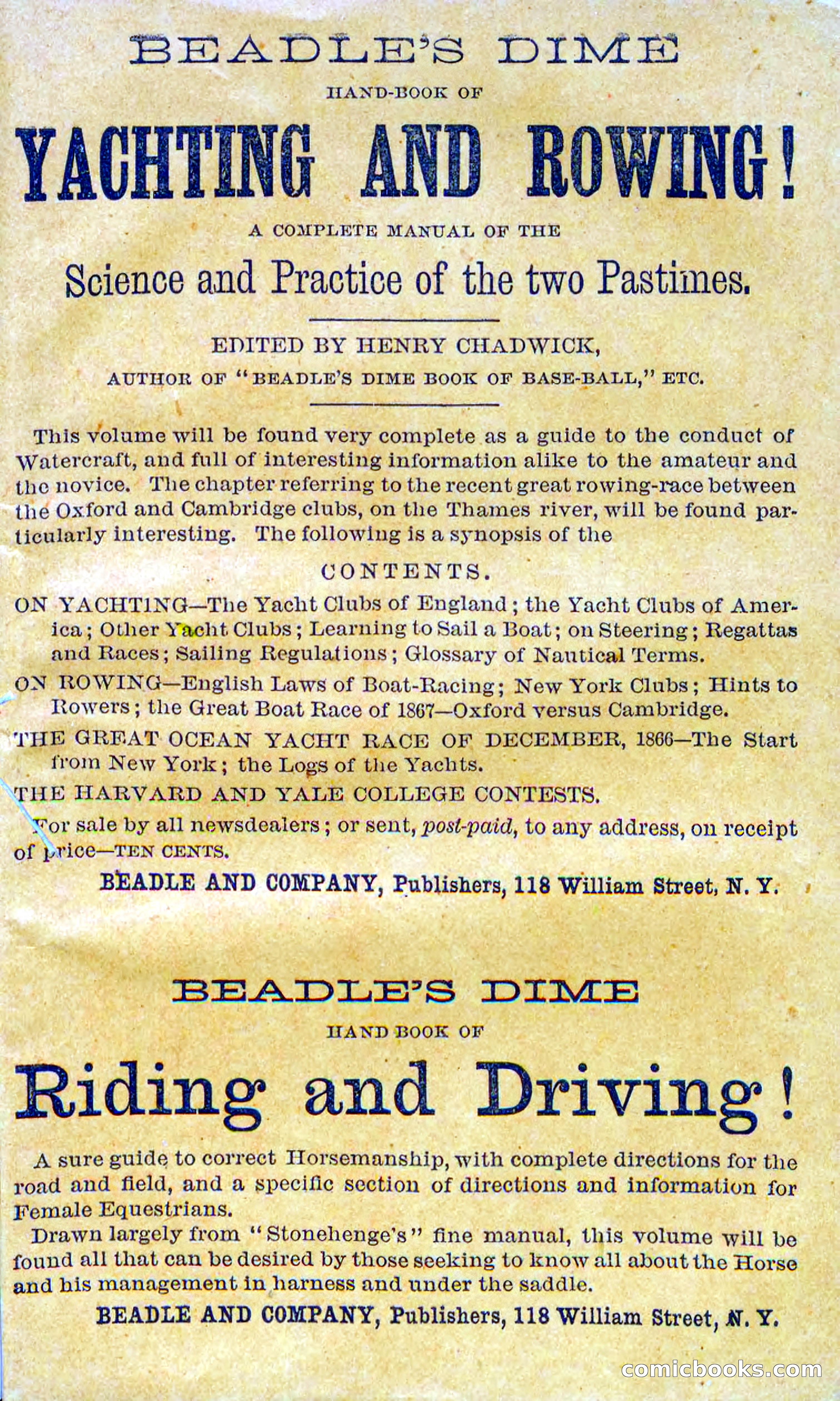 Beadle's Dime Novels No. 99: Overboard — page 99 of 100