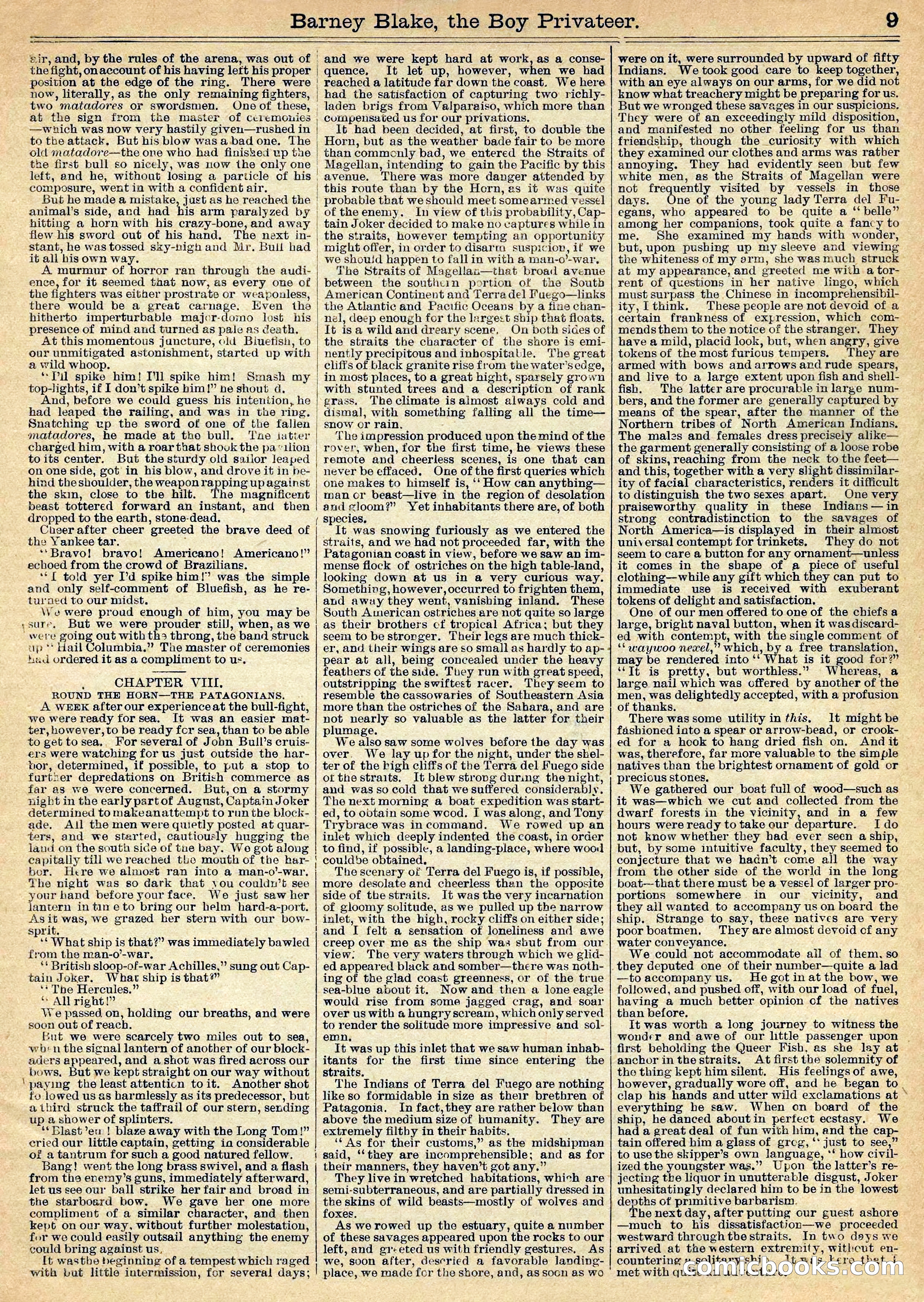 Beadle's Half Dime Library No. 1020 — page 9 of 17