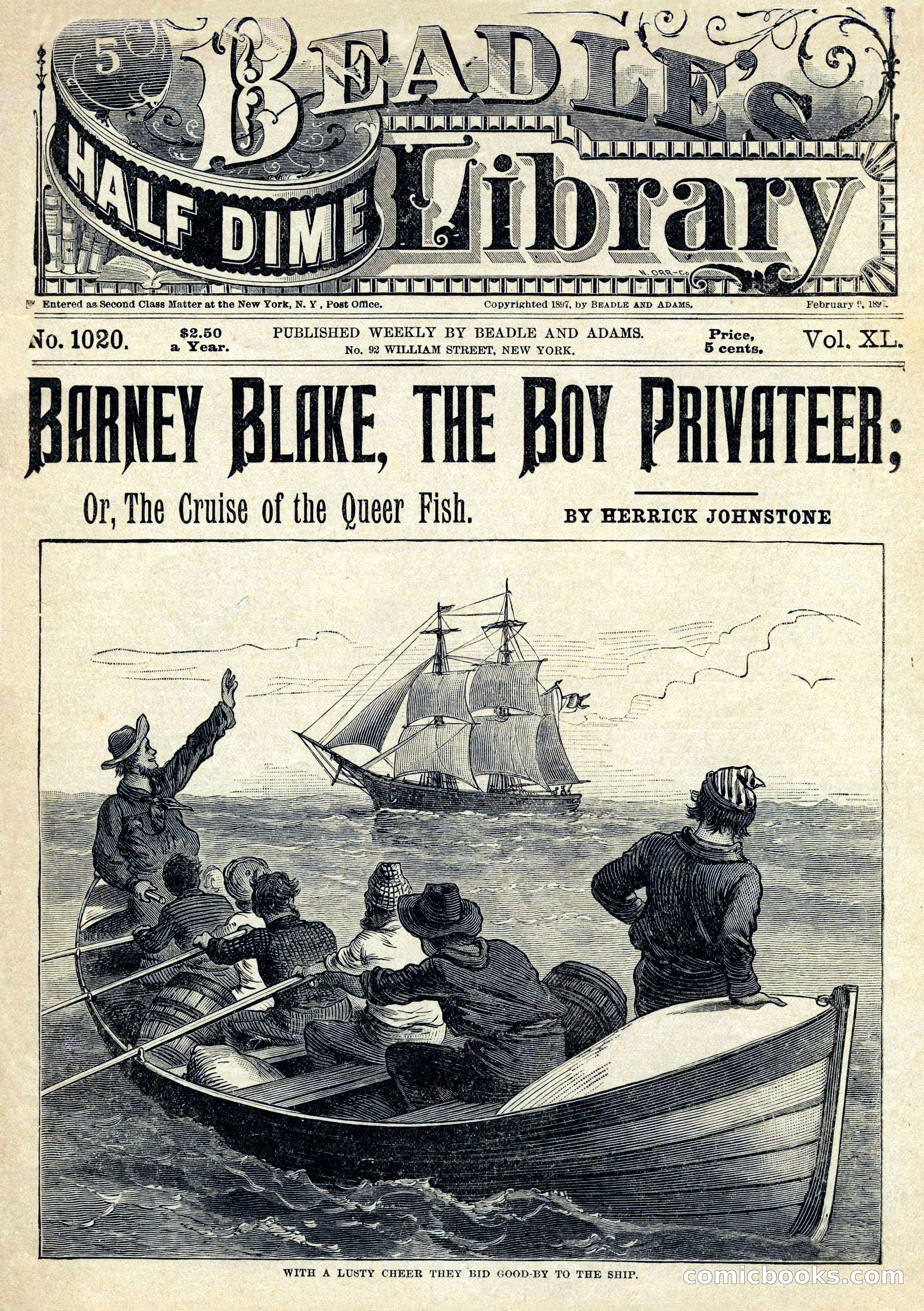 Beadle's Half Dime Library, Vol. 1, No. 8 — page 9 of 10