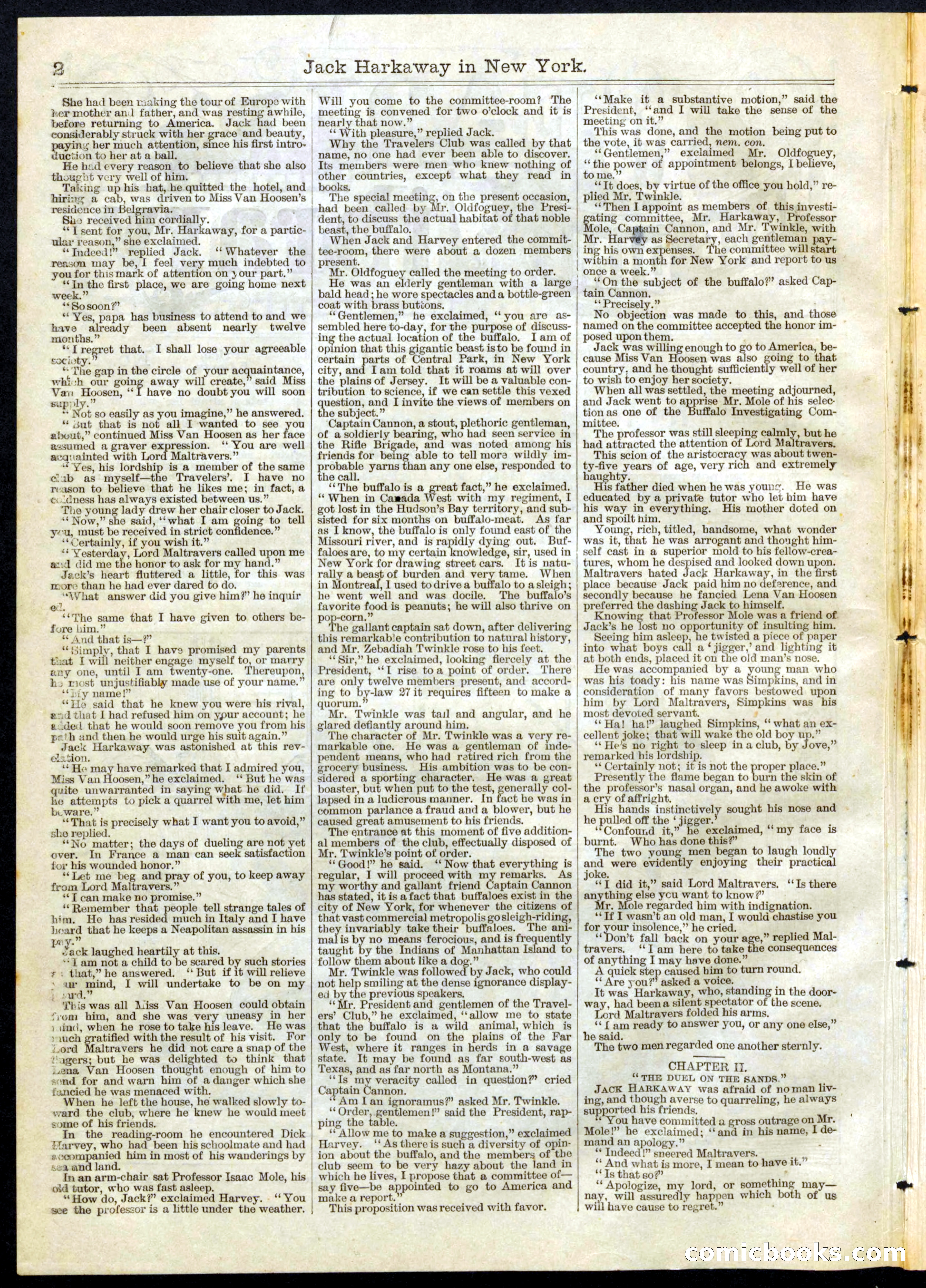 Beadle's Half Dime Library No. 101 — page 2 of 16