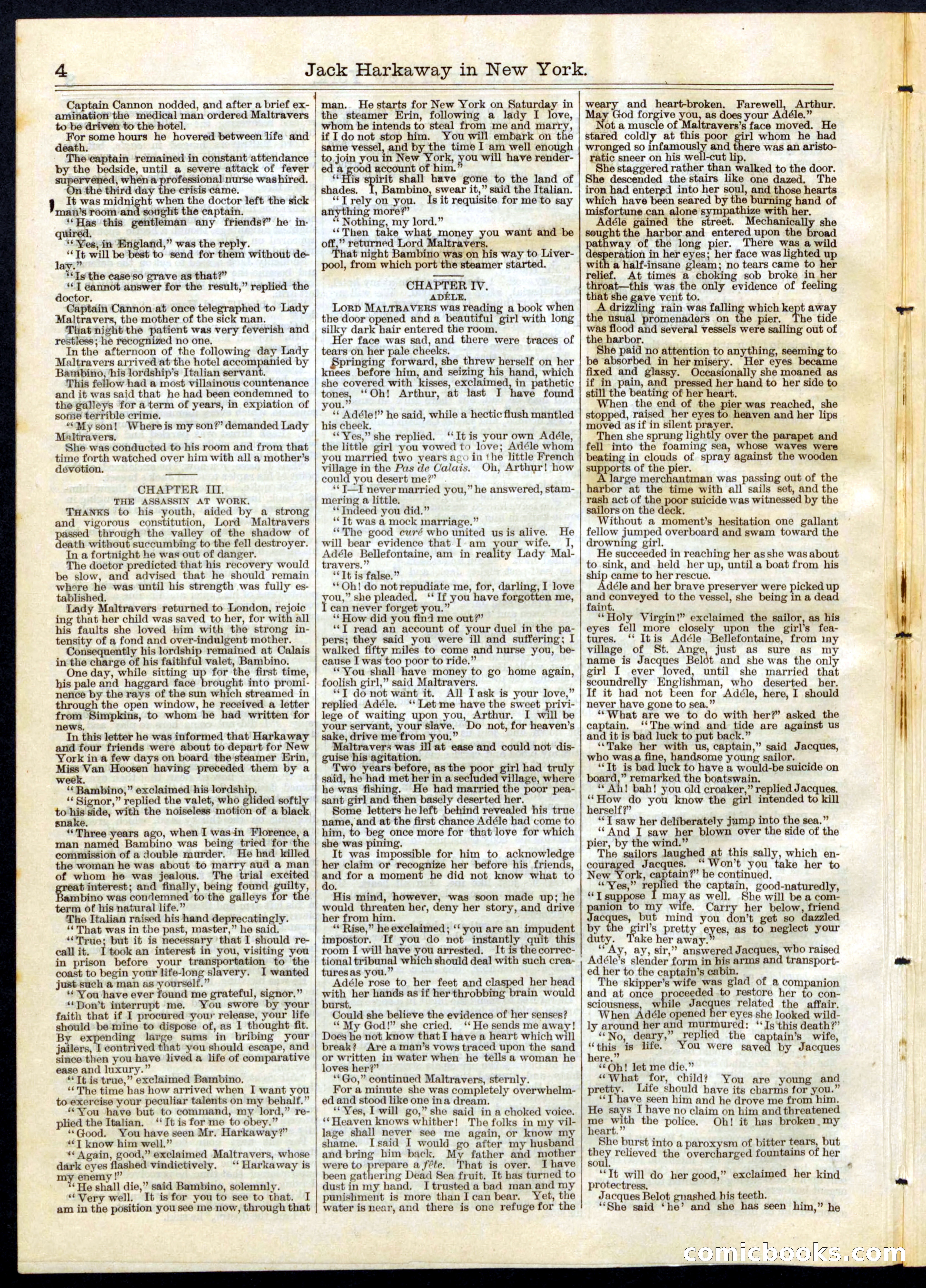 Beadle's Half Dime Library No. 101 — page 4 of 16
