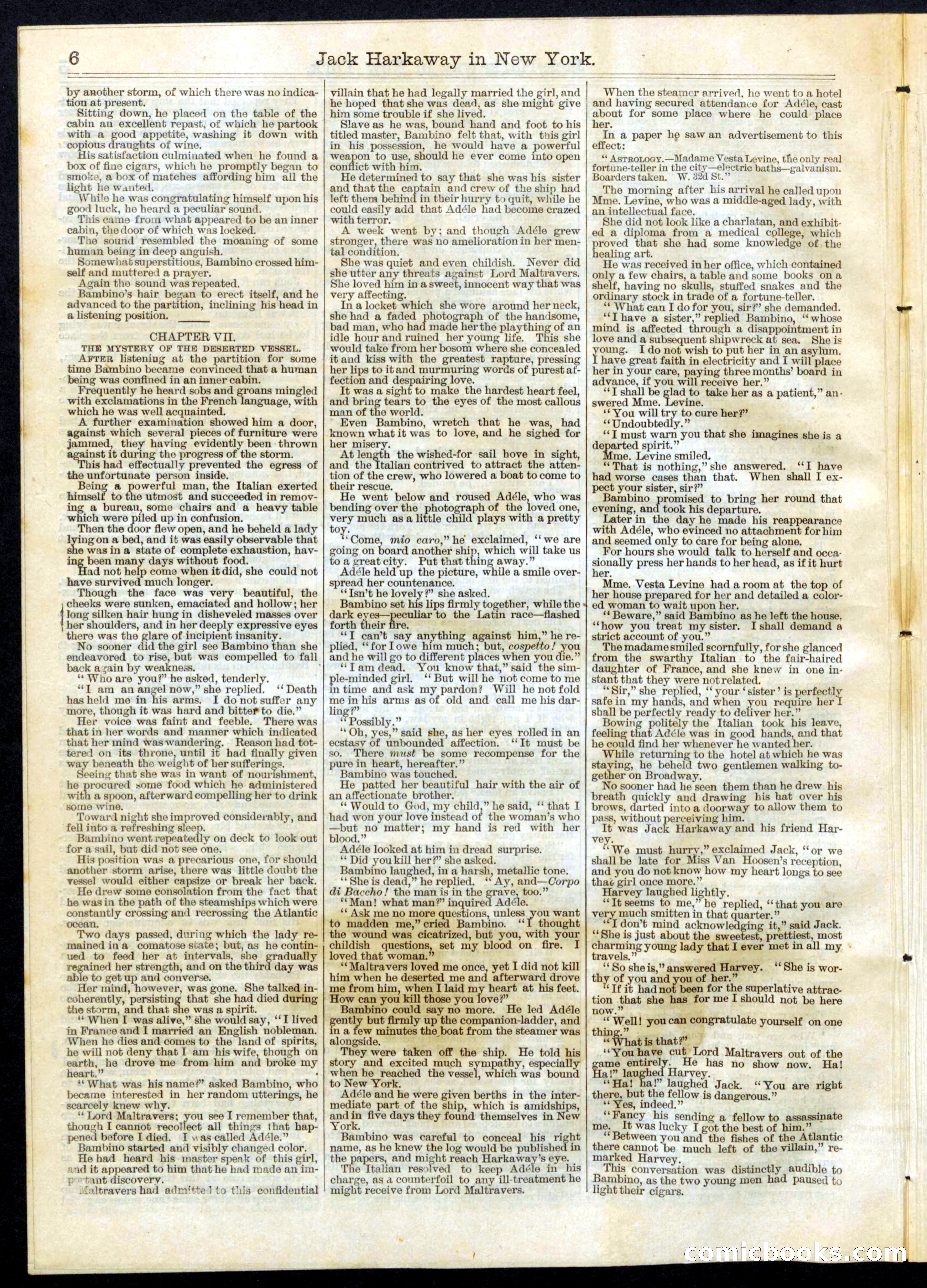 Beadle's Half Dime Library No. 101 — page 6 of 16