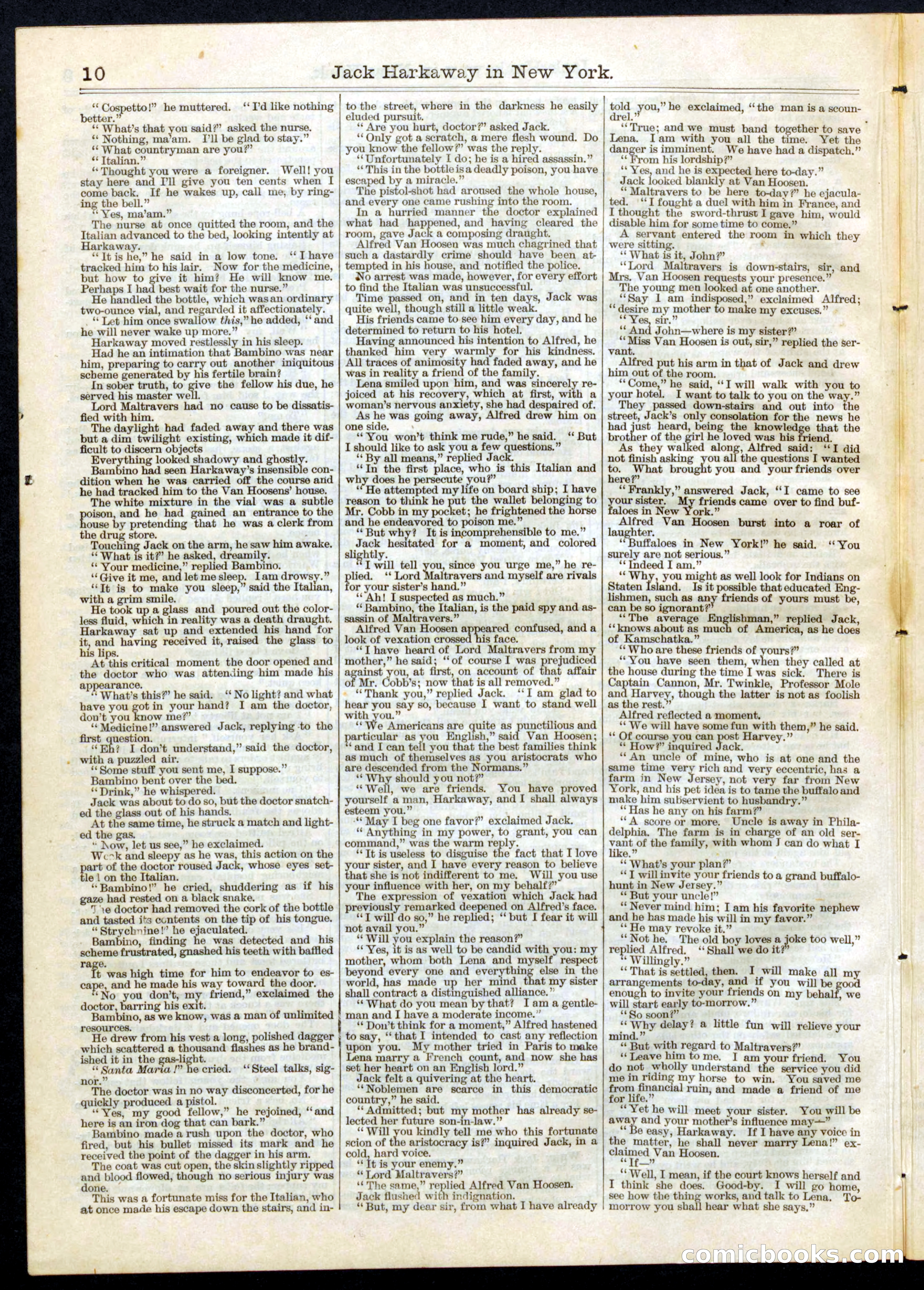 Beadle's Half Dime Library No. 101 — page 10 of 16