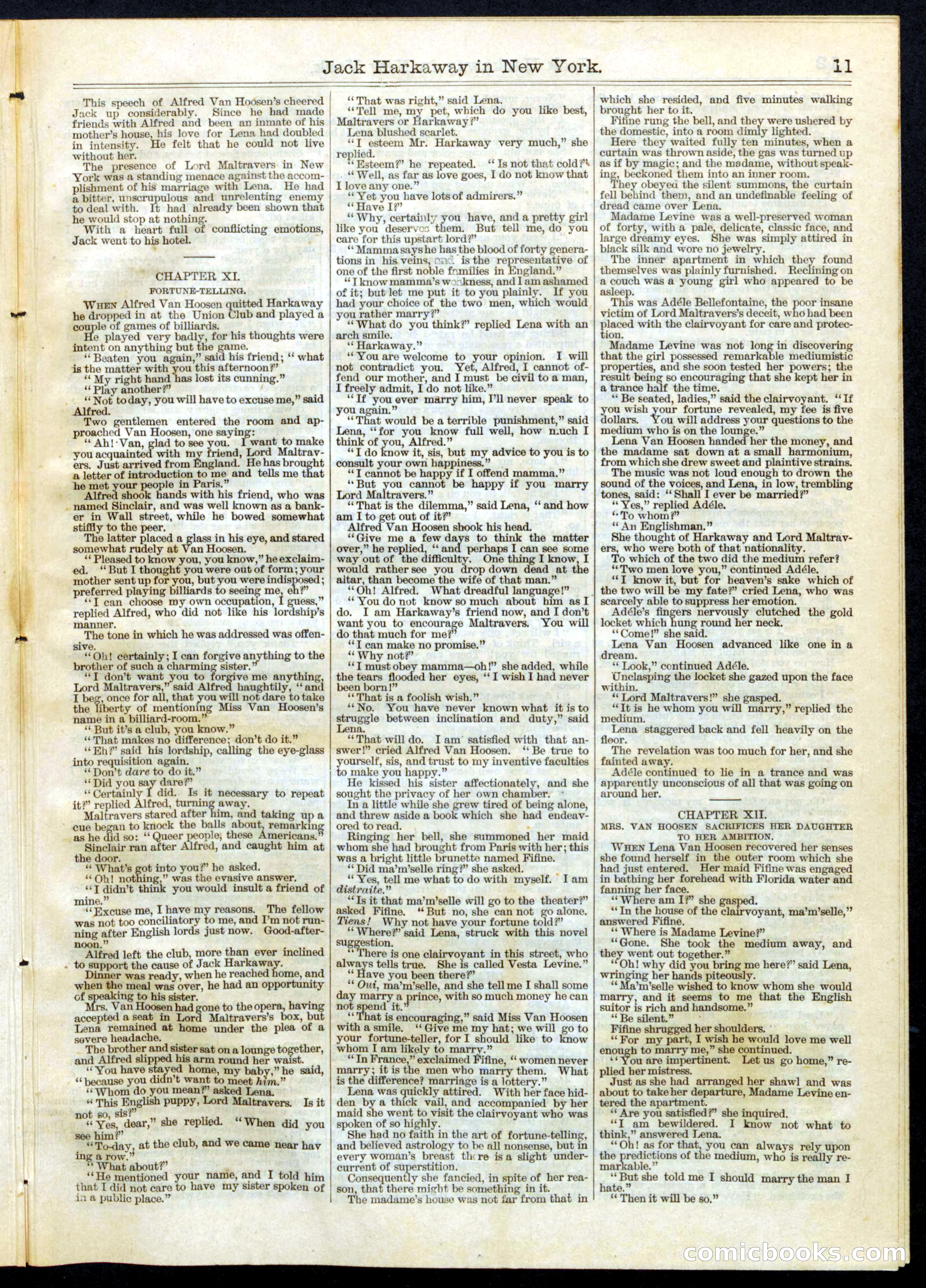 Beadle's Half Dime Library No. 101 — page 11 of 16