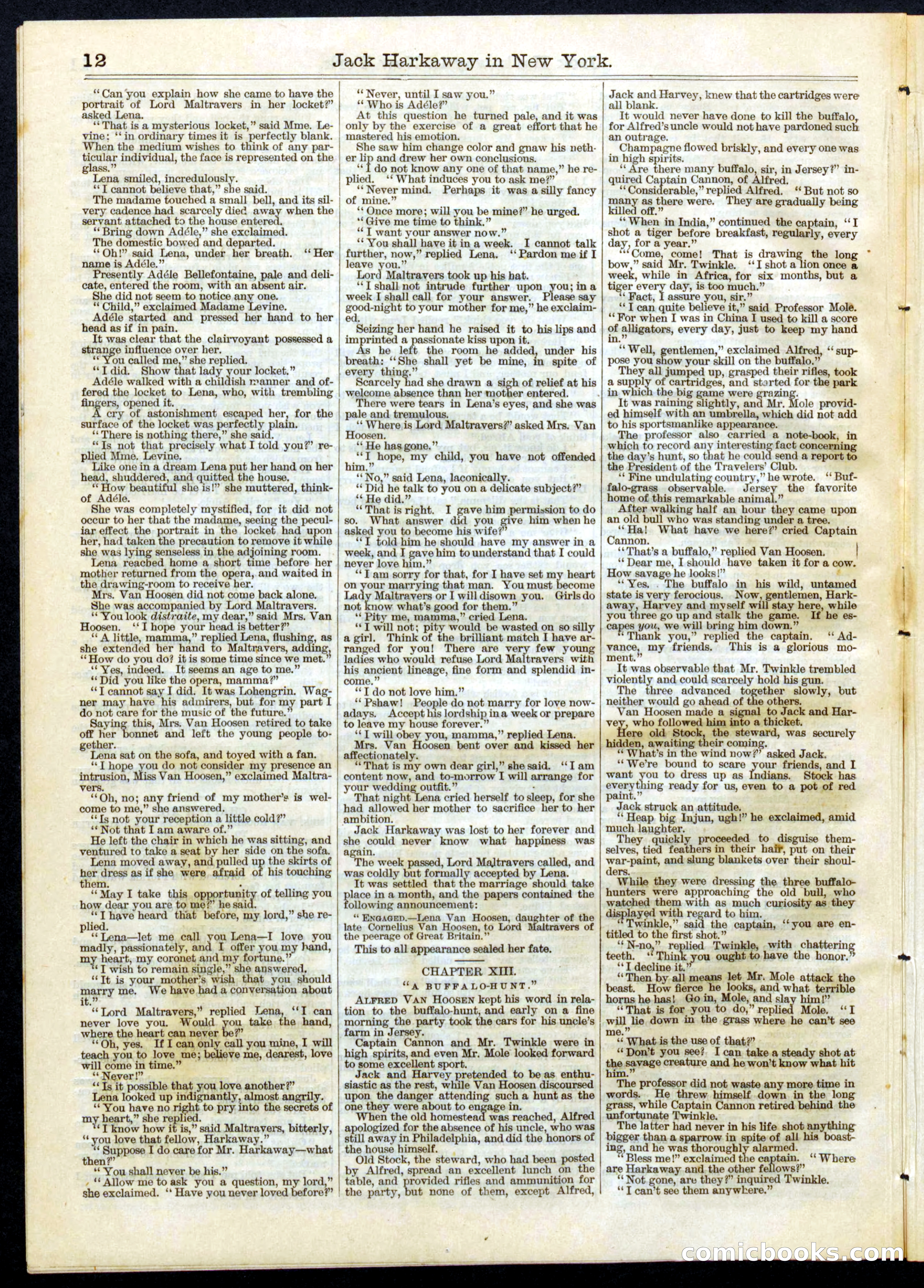 Beadle's Half Dime Library No. 101 — page 12 of 16