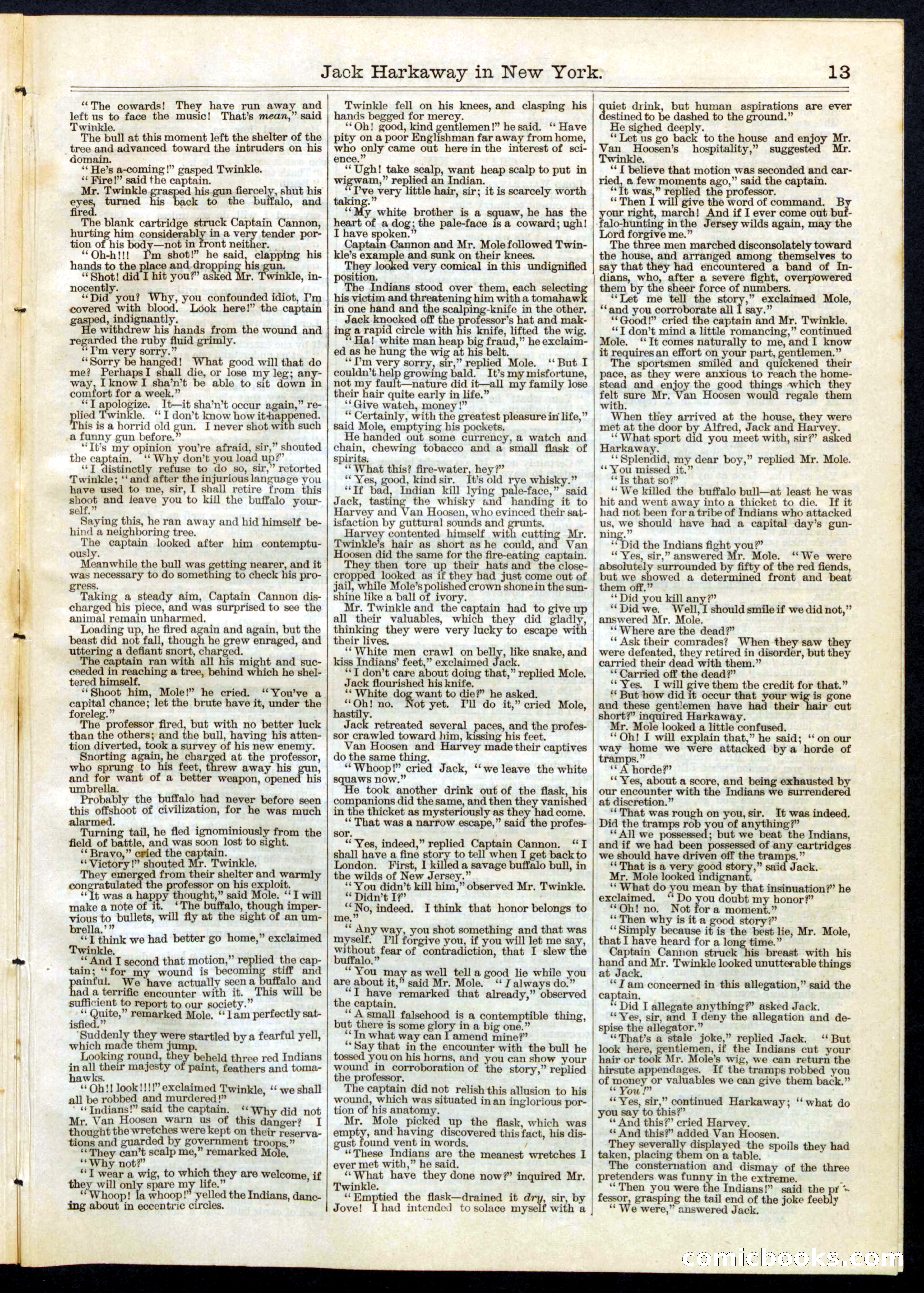 Beadle's Half Dime Library No. 101 — page 13 of 16