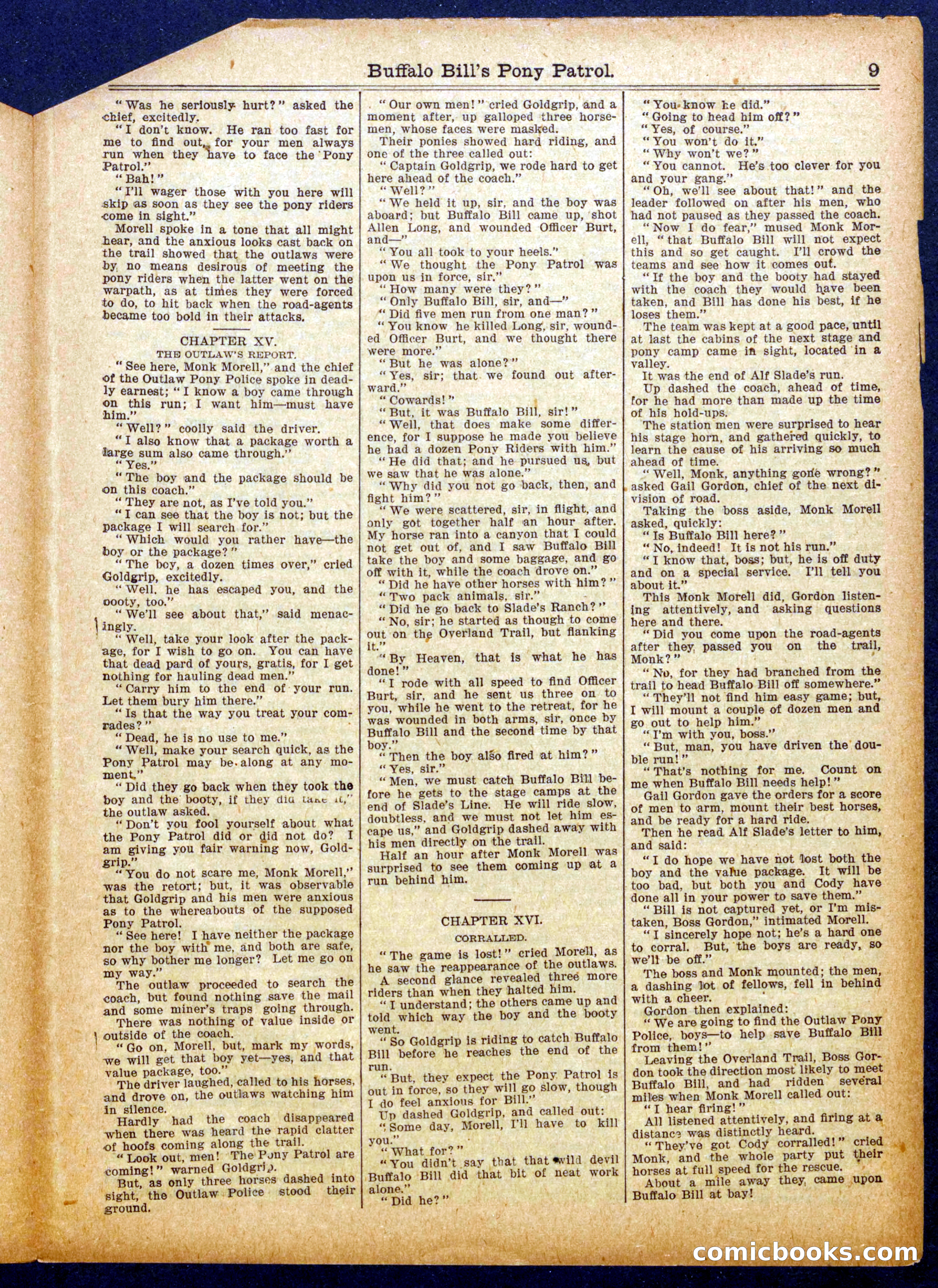 Buffalo Bill's Pony Patrol — page 9 of 16