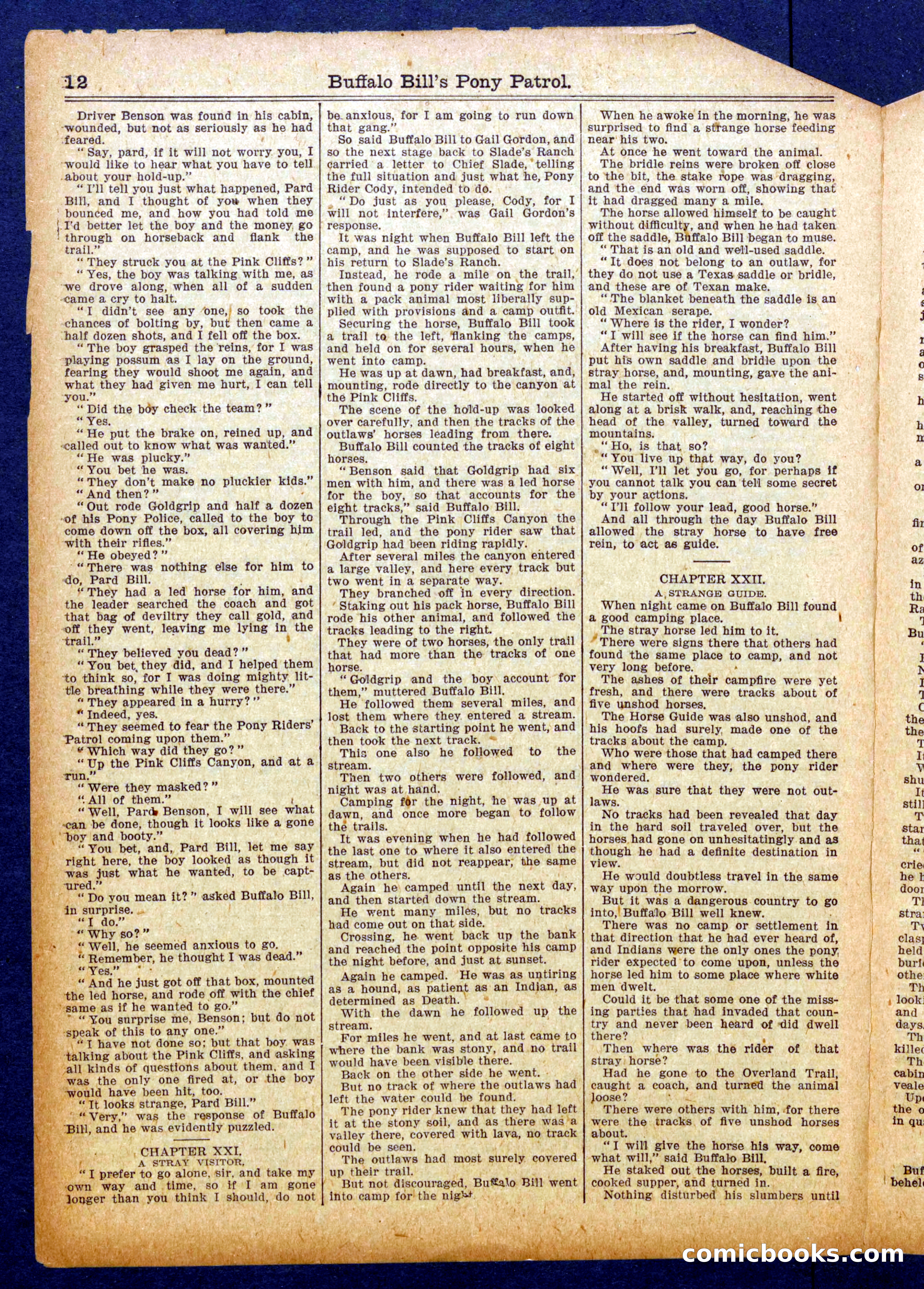 Buffalo Bill's Pony Patrol — page 12 of 16