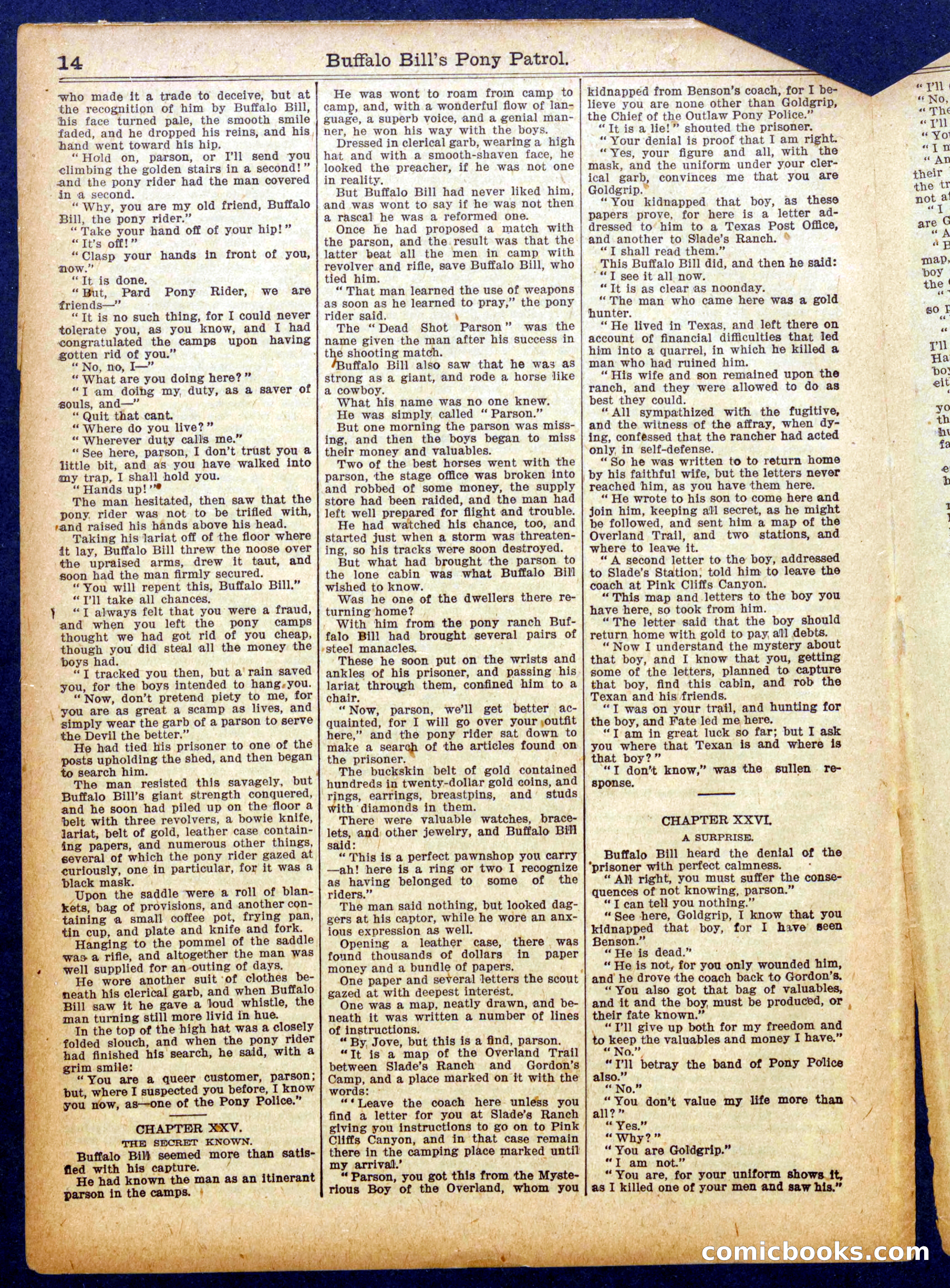 Buffalo Bill's Pony Patrol — page 14 of 16