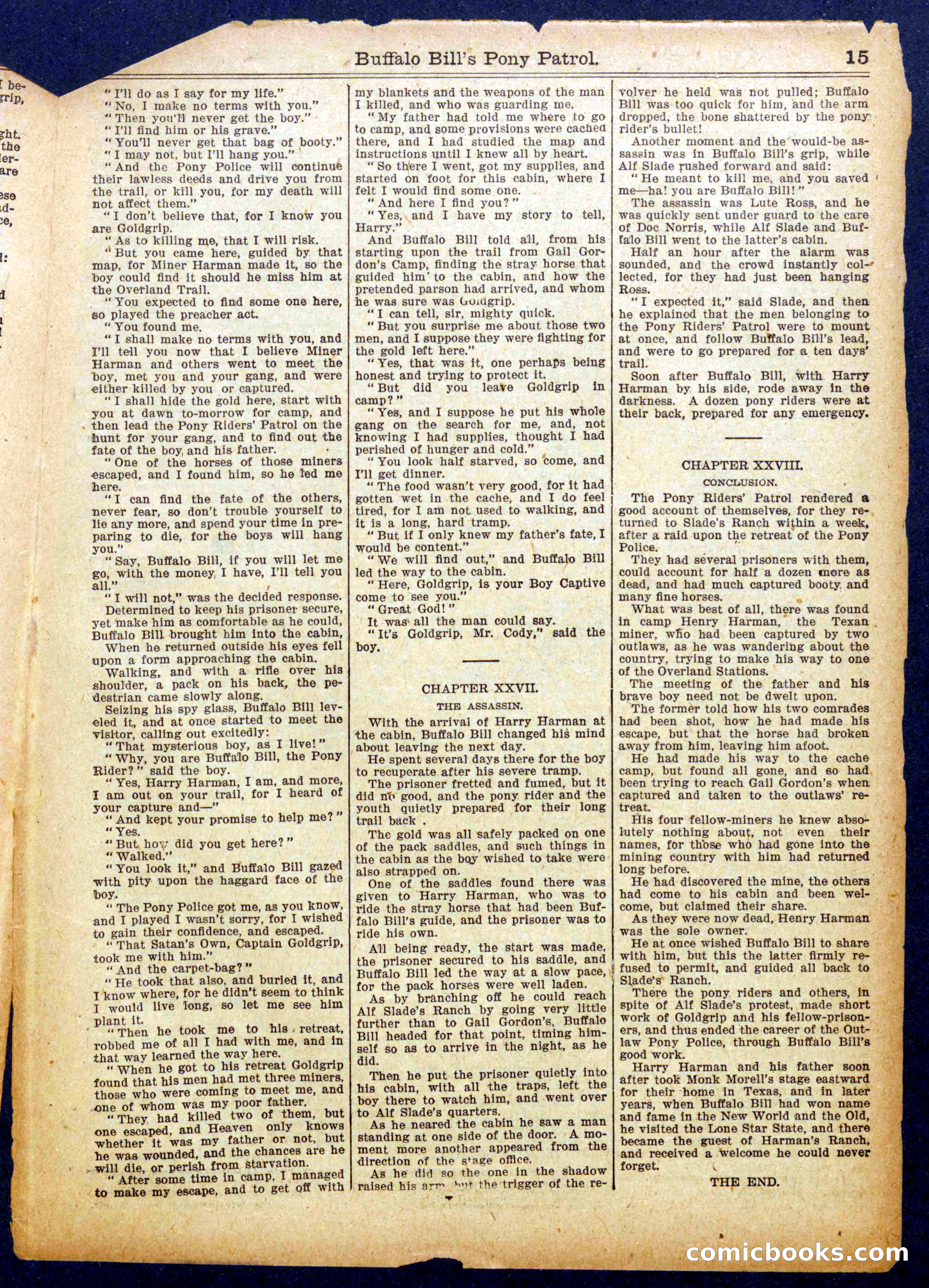 Buffalo Bill's Pony Patrol — page 15 of 16
