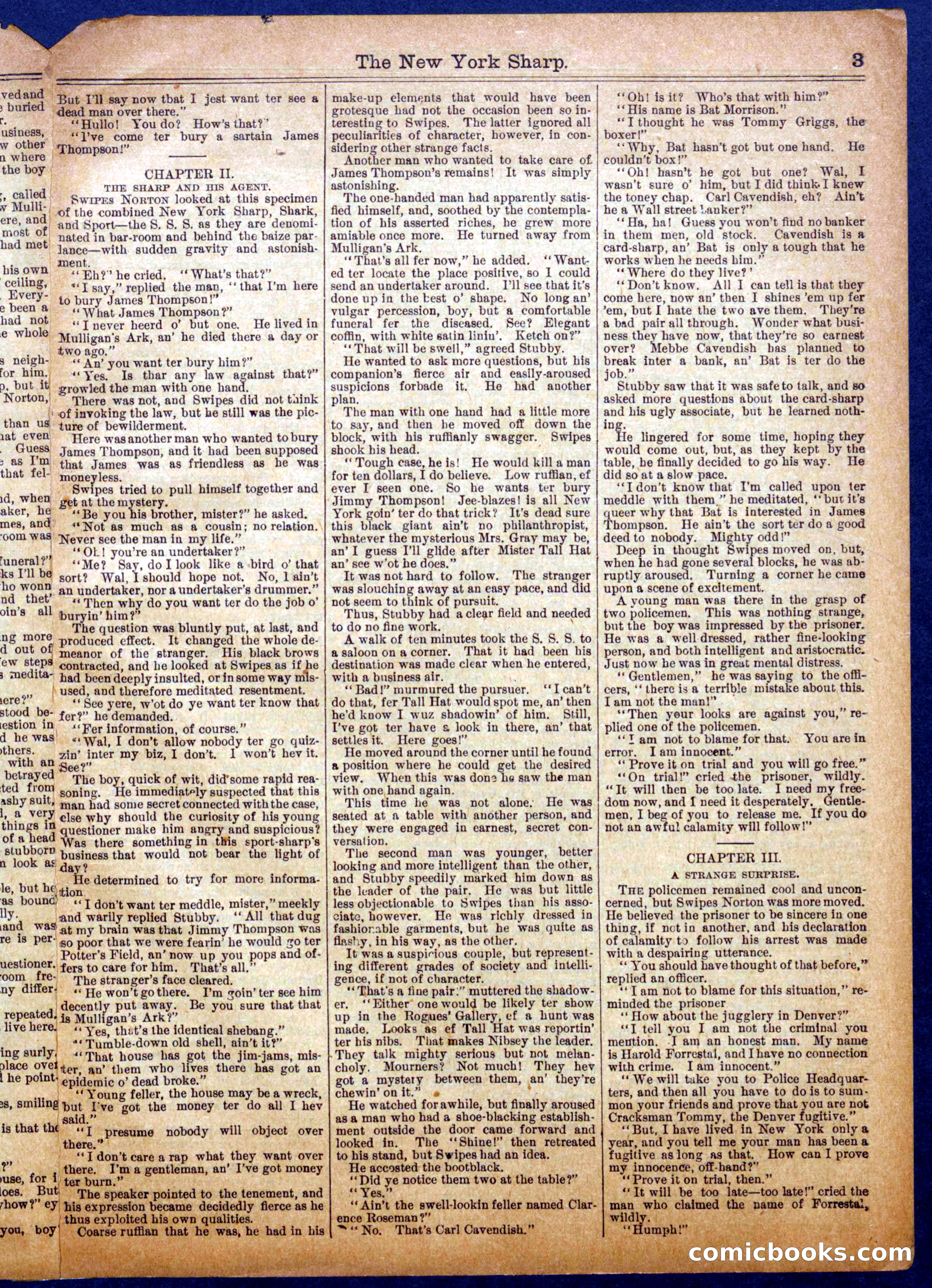The New York Shark by Brander Halliday — page 3 of 16