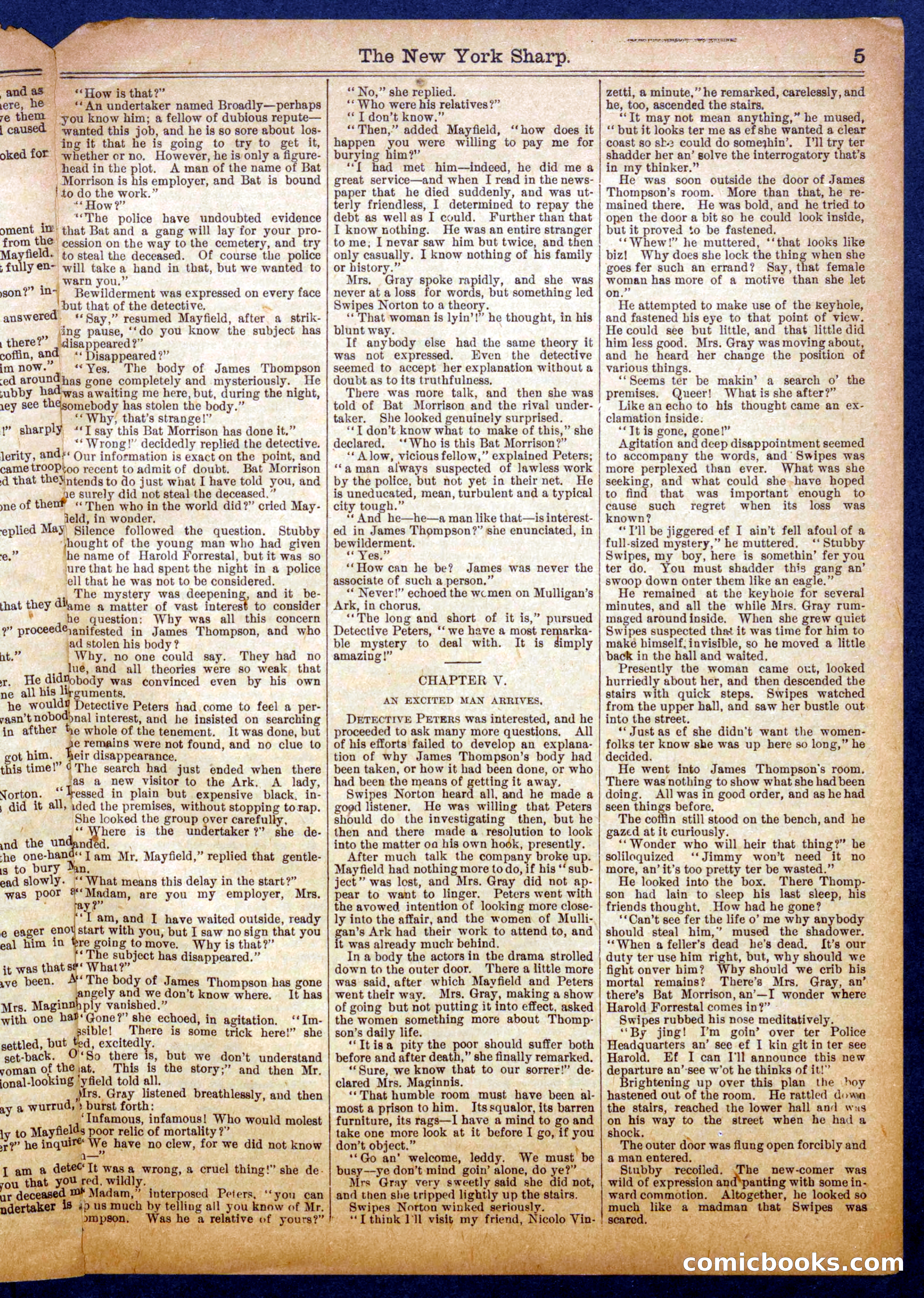The New York Shark by Brander Halliday — page 5 of 16