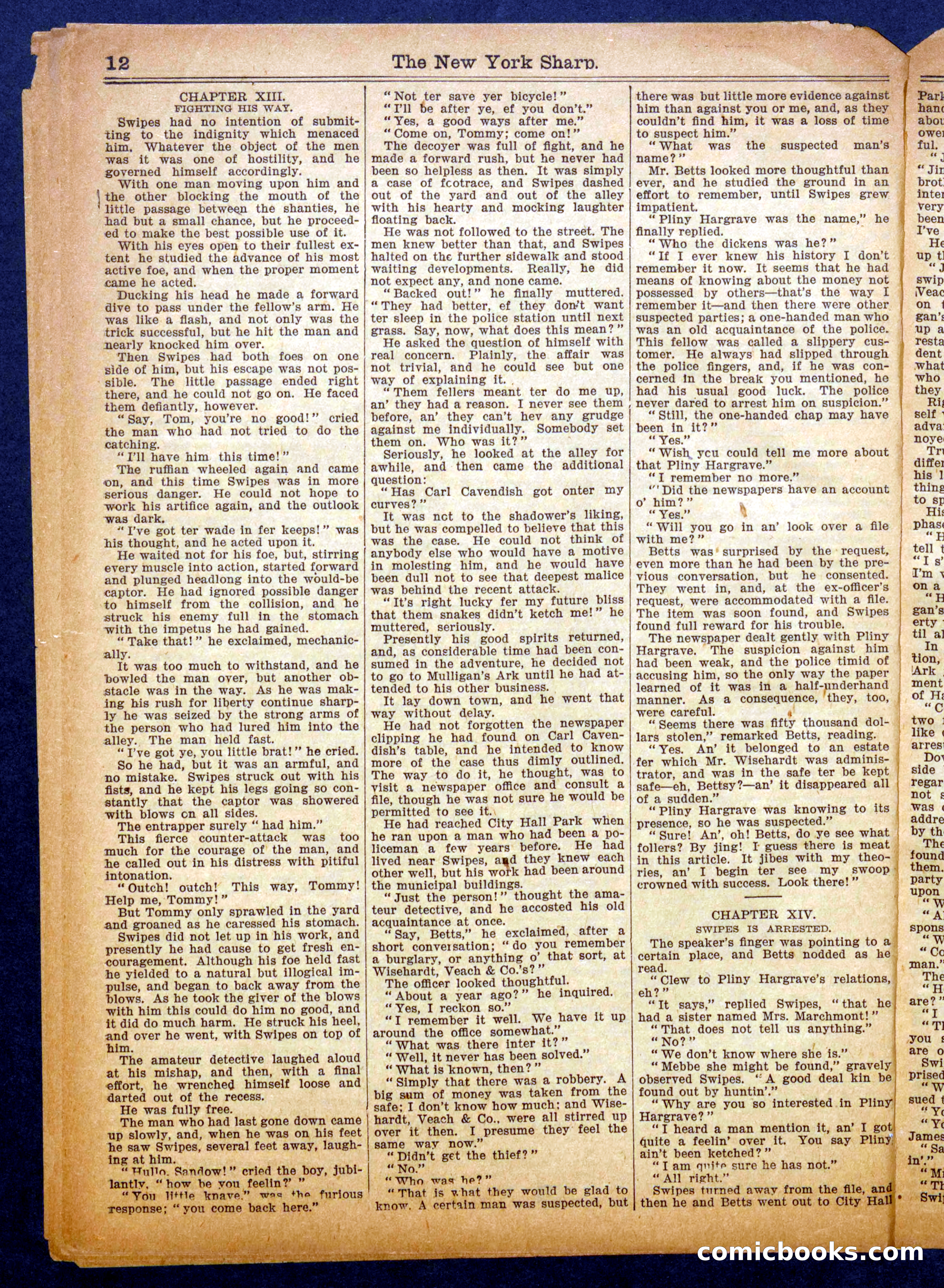 The New York Shark by Brander Halliday — page 12 of 16