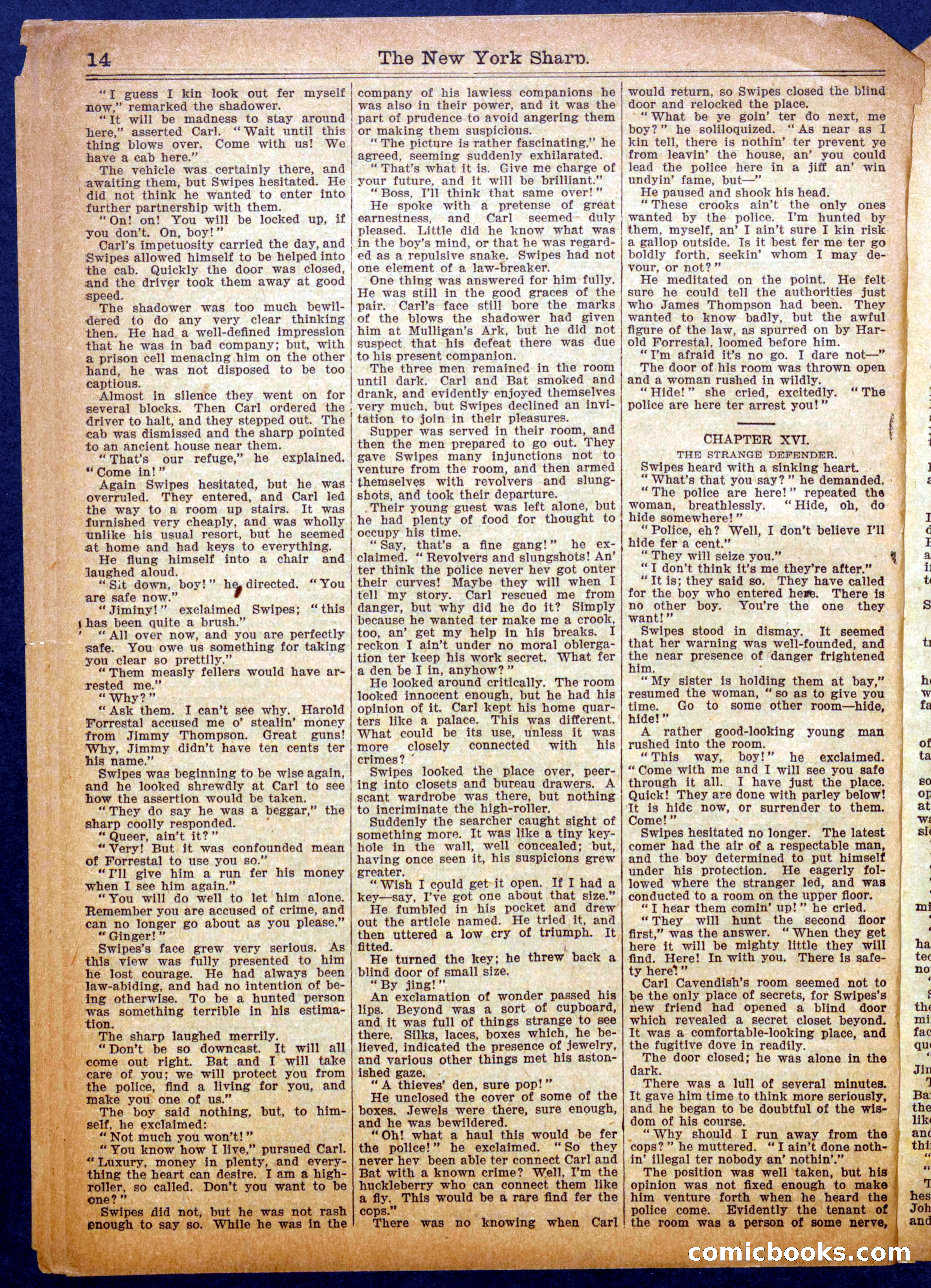 The New York Shark by Brander Halliday — page 14 of 16