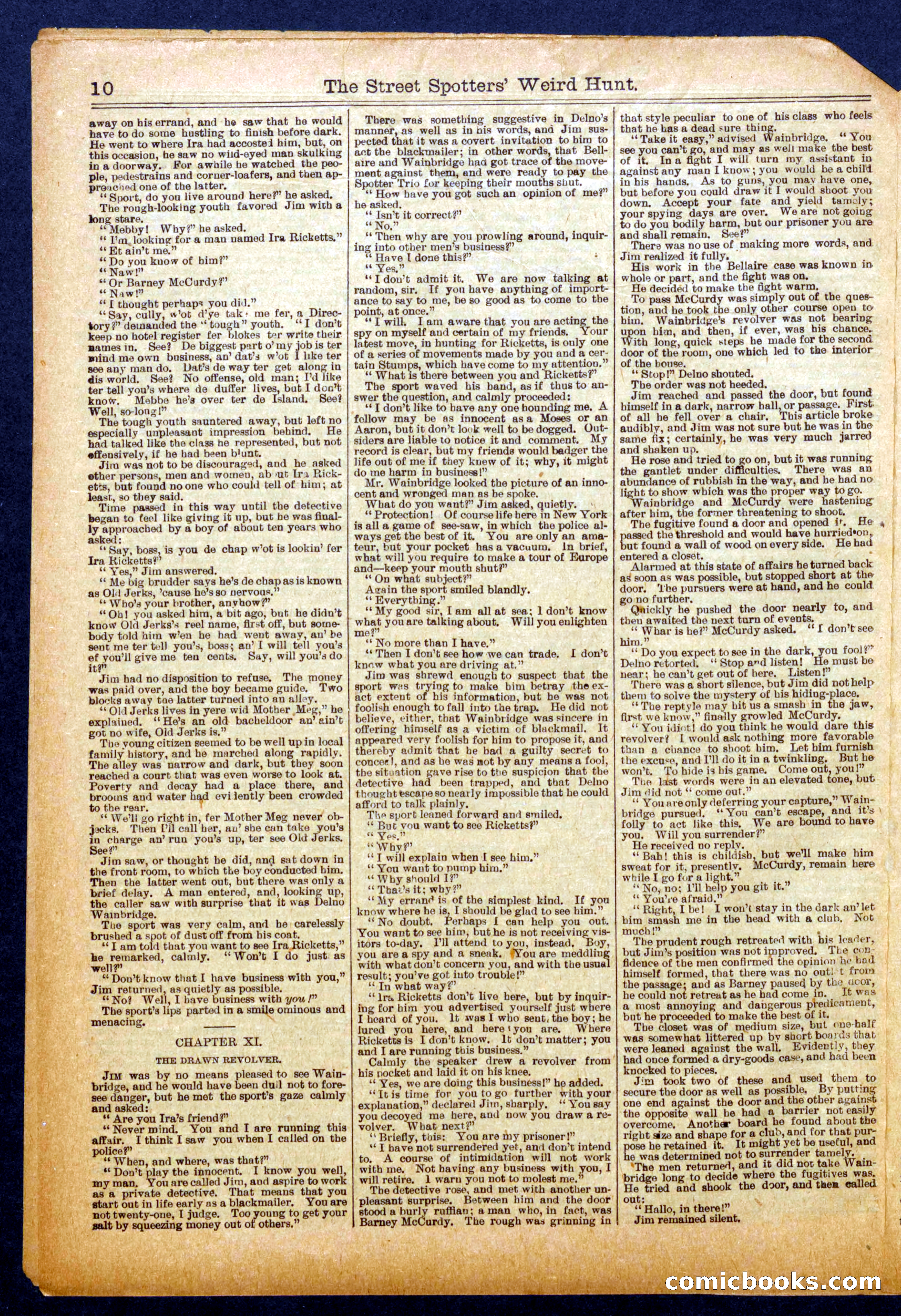 The Street Spotters' Weird Hunt; or, The Angel of the Docks — page 10 of 16
