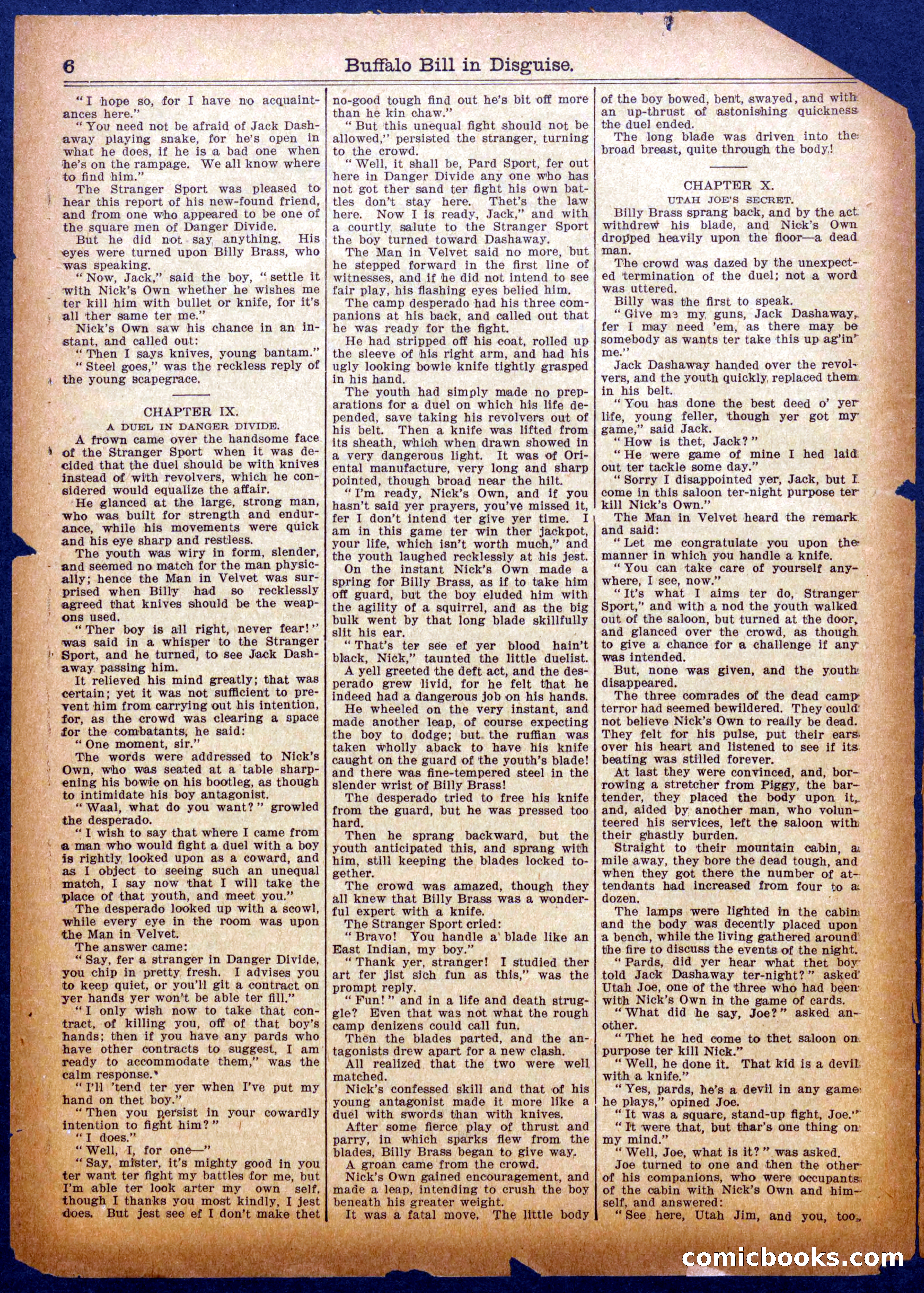 Buffalo Bill in Disguise — page 6 of 16