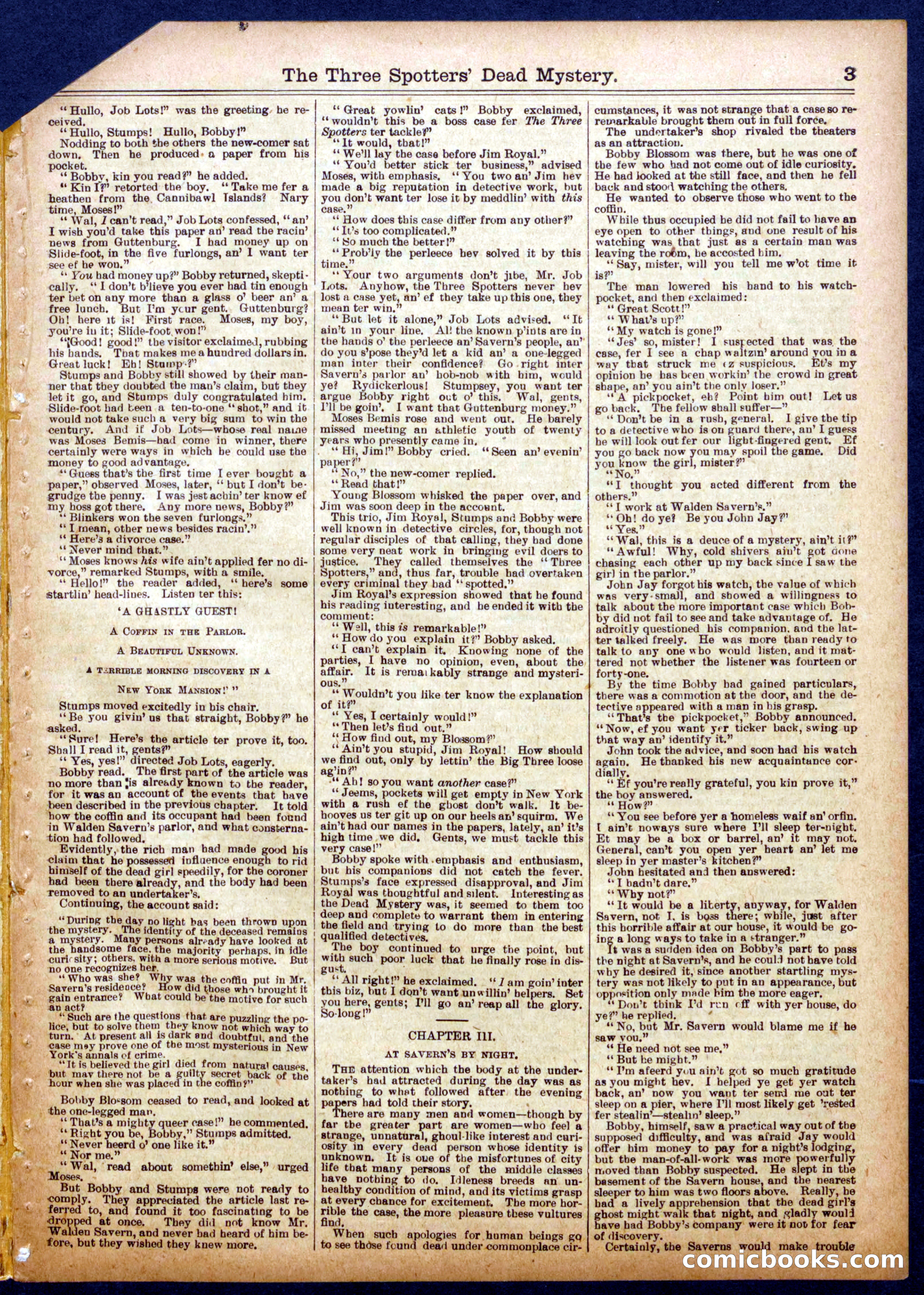 The Half Dime Library, No. 1053 — page 3 of 16
