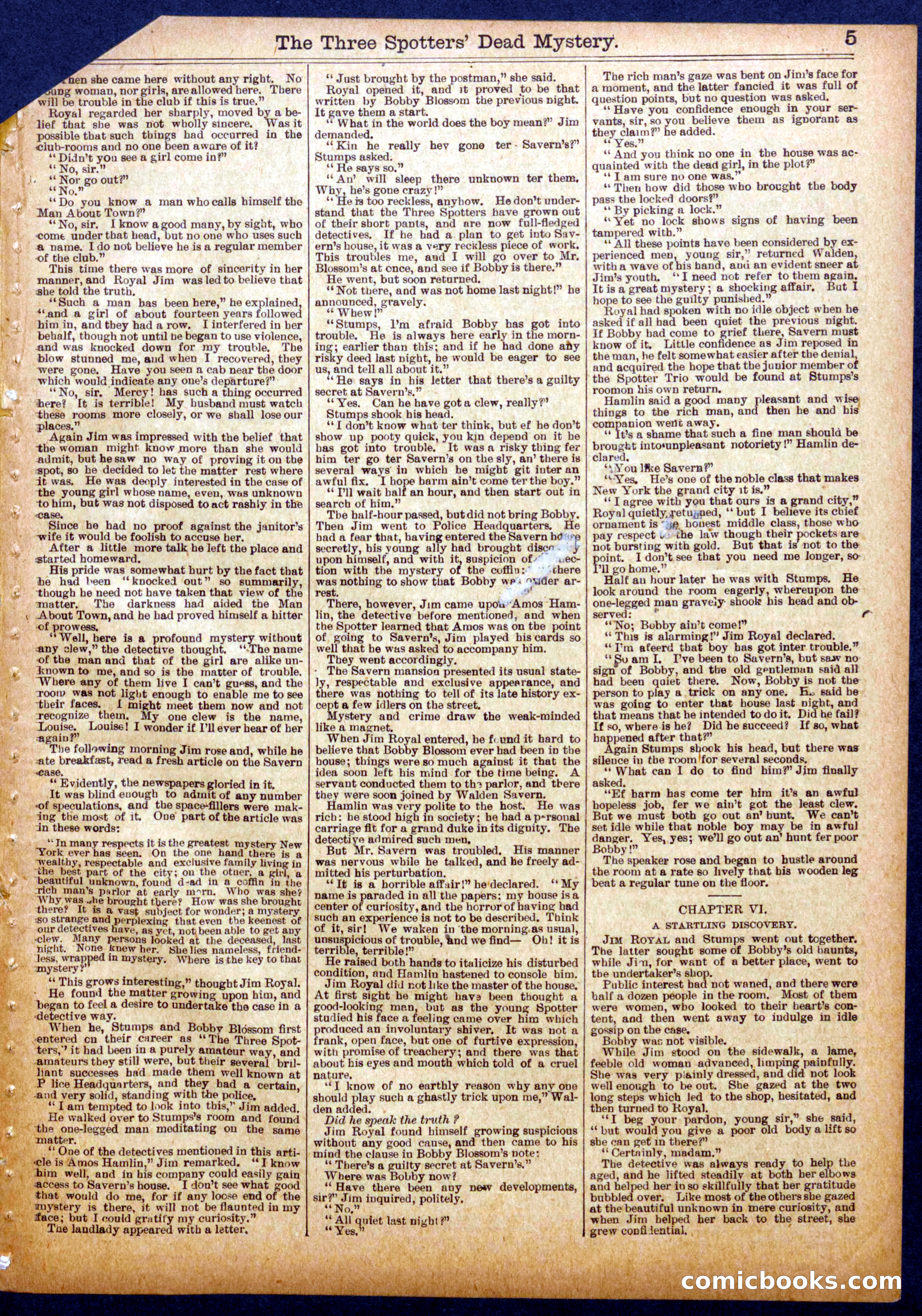 The Half Dime Library, No. 1053 — page 5 of 16